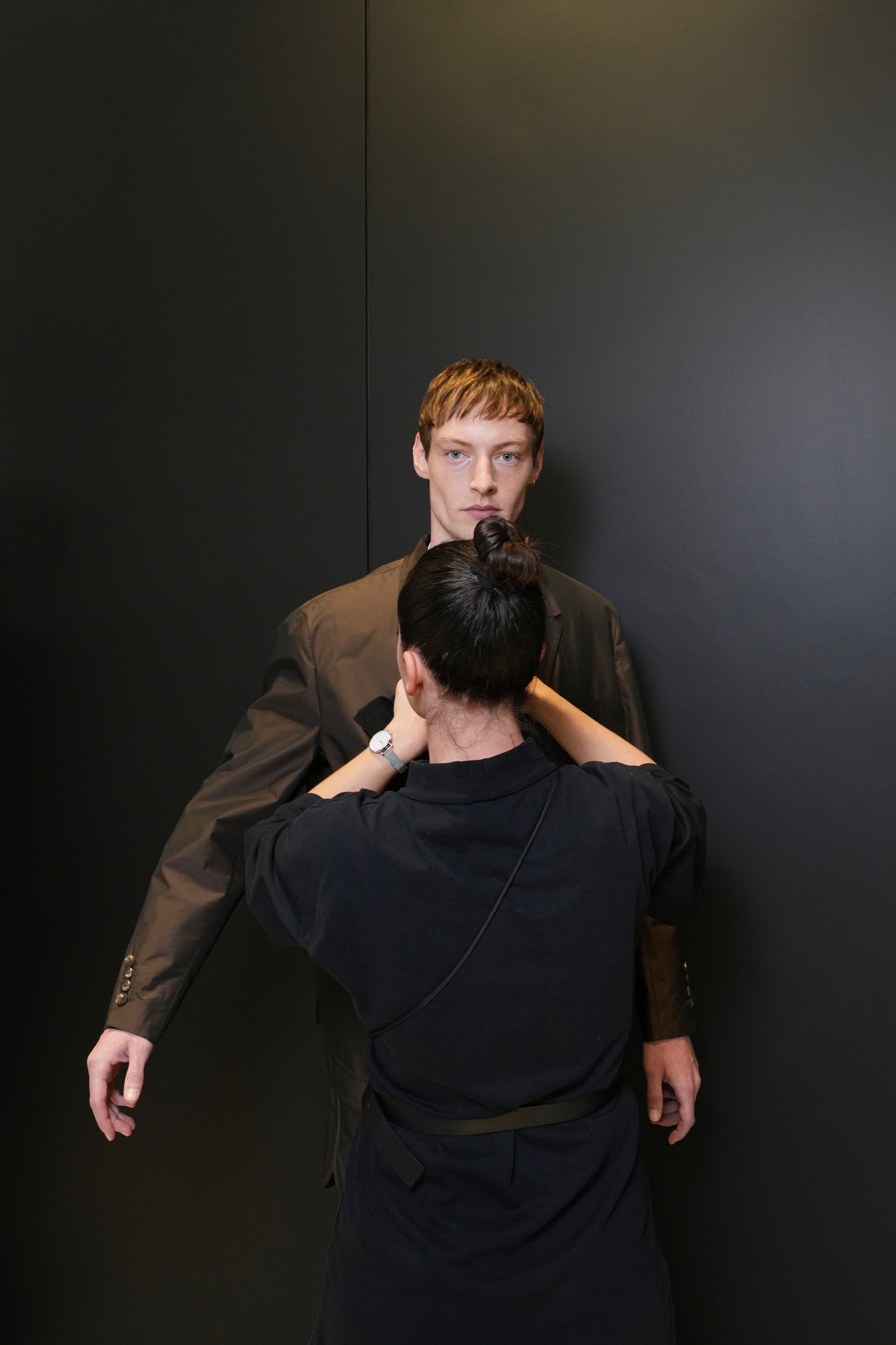 Neil Barrett  Spring 2025 Men's Fashion Show Backstage