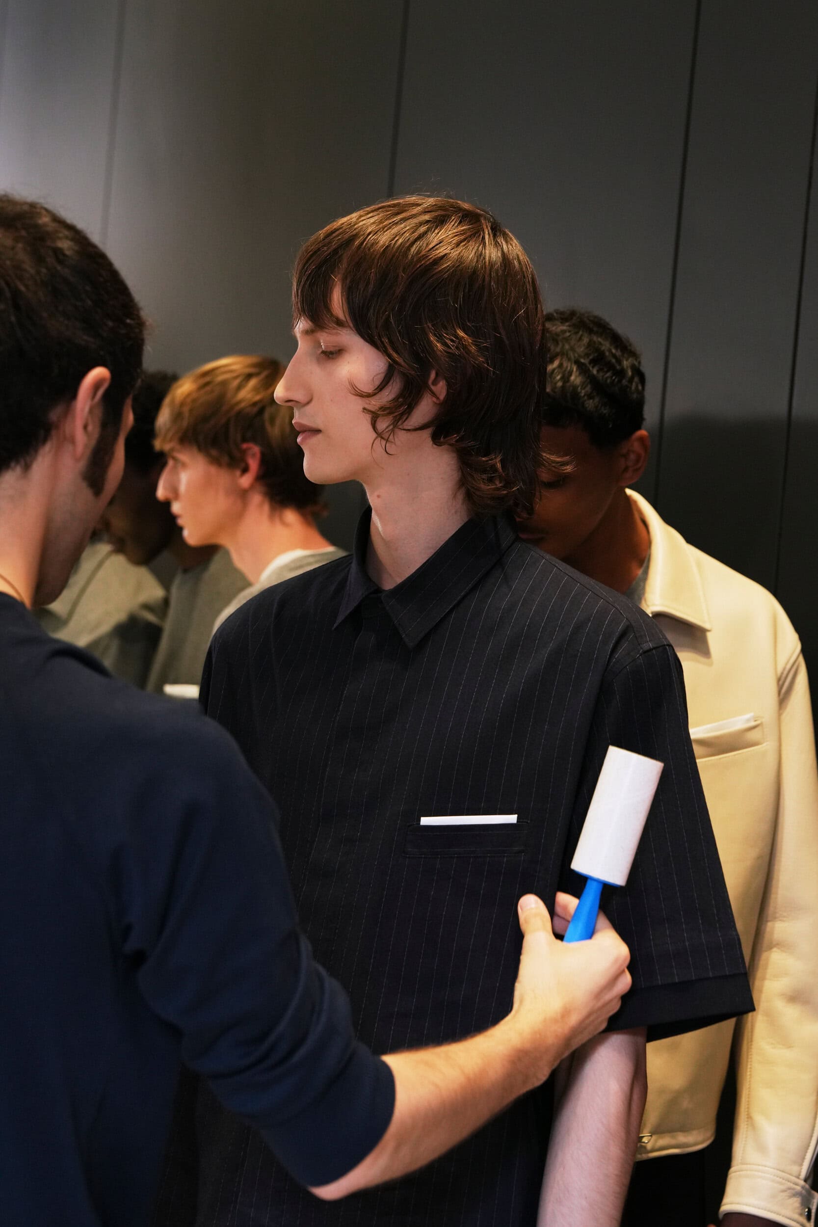 Neil Barrett  Spring 2025 Men's Fashion Show Backstage