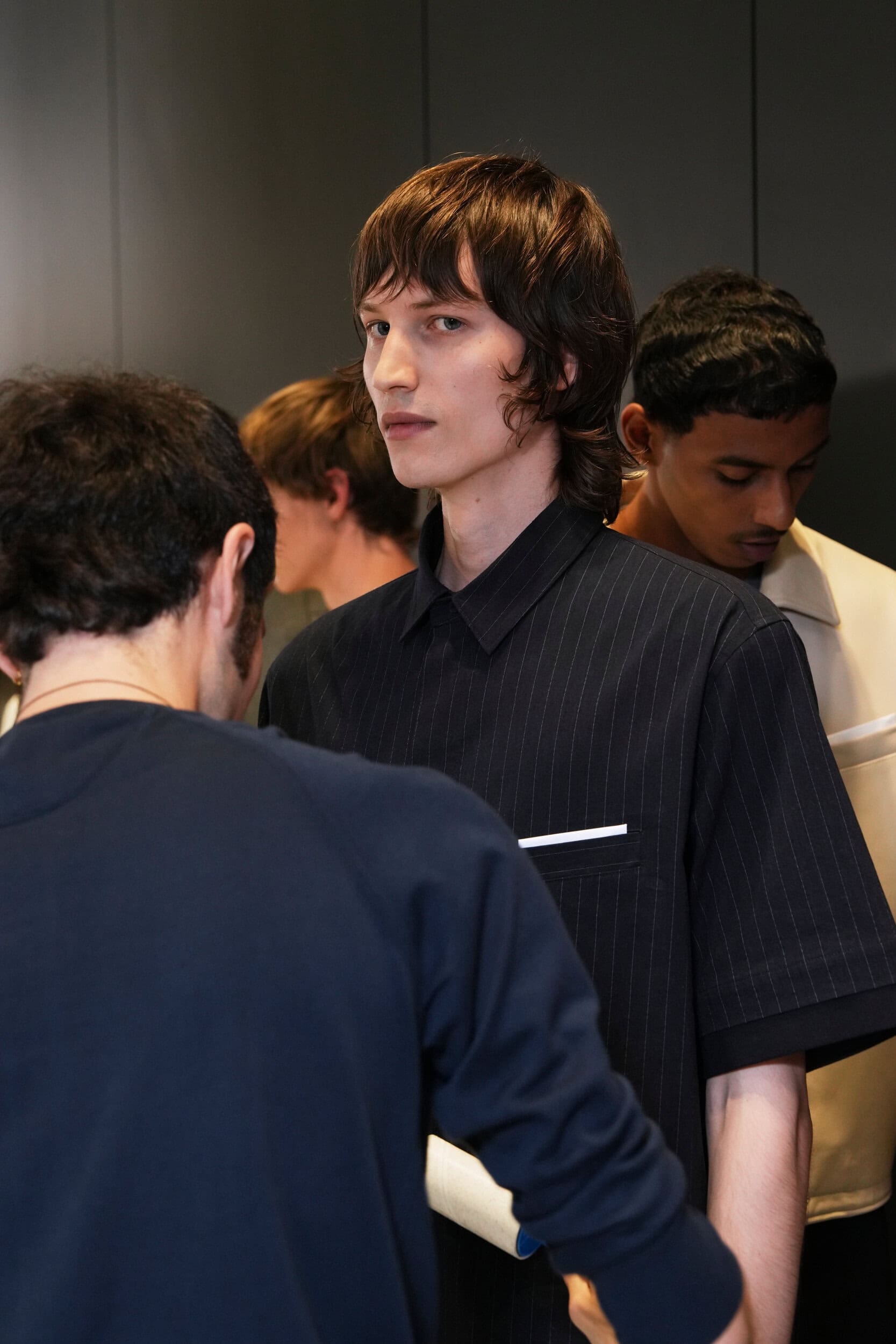 Neil Barrett  Spring 2025 Men's Fashion Show Backstage