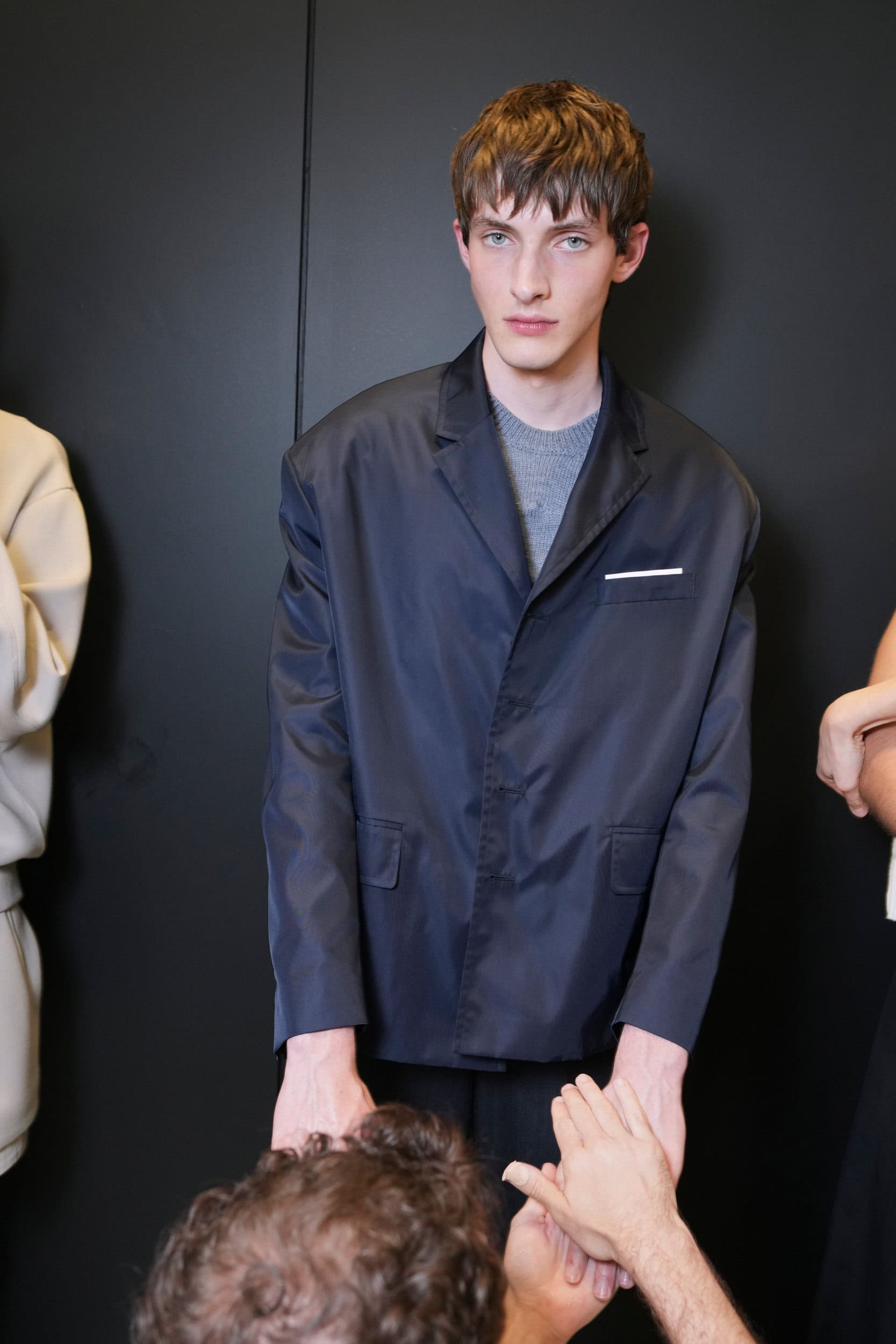 Neil Barrett  Spring 2025 Men's Fashion Show Backstage