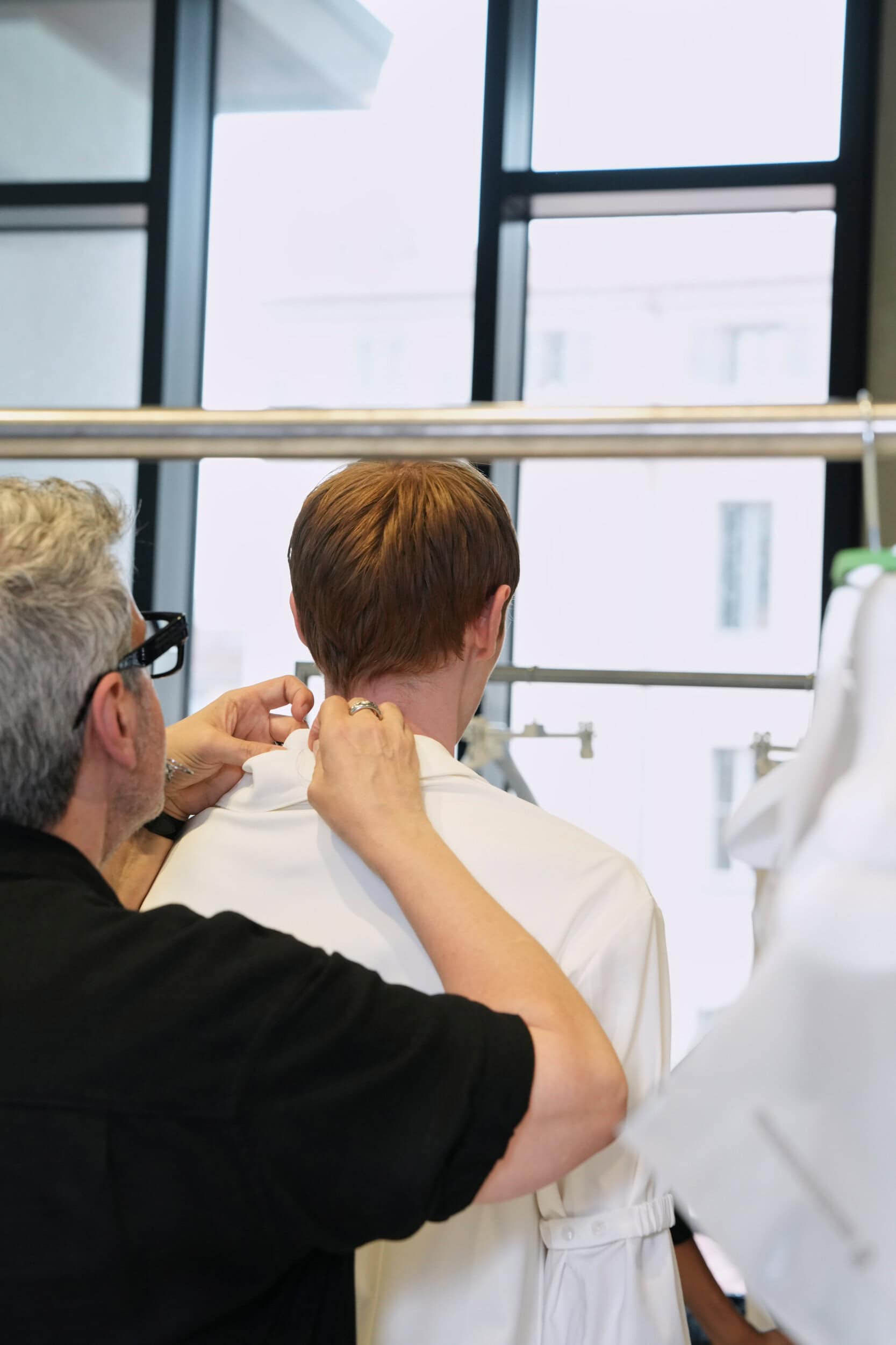 Neil Barrett  Spring 2025 Men's Fashion Show Backstage