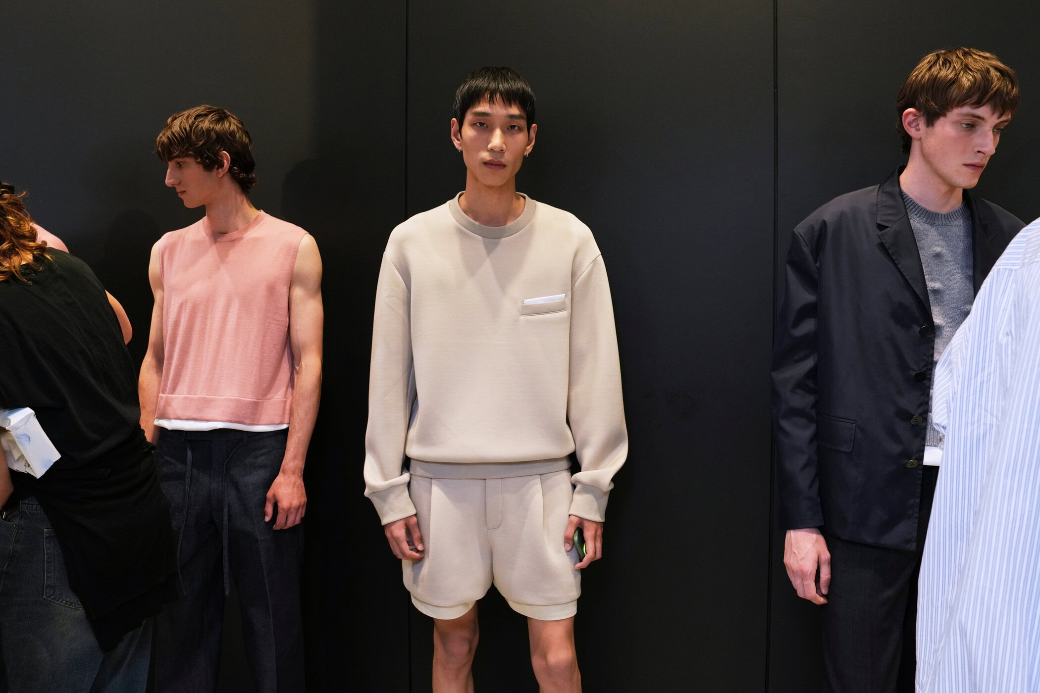 Neil Barrett  Spring 2025 Men's Fashion Show Backstage