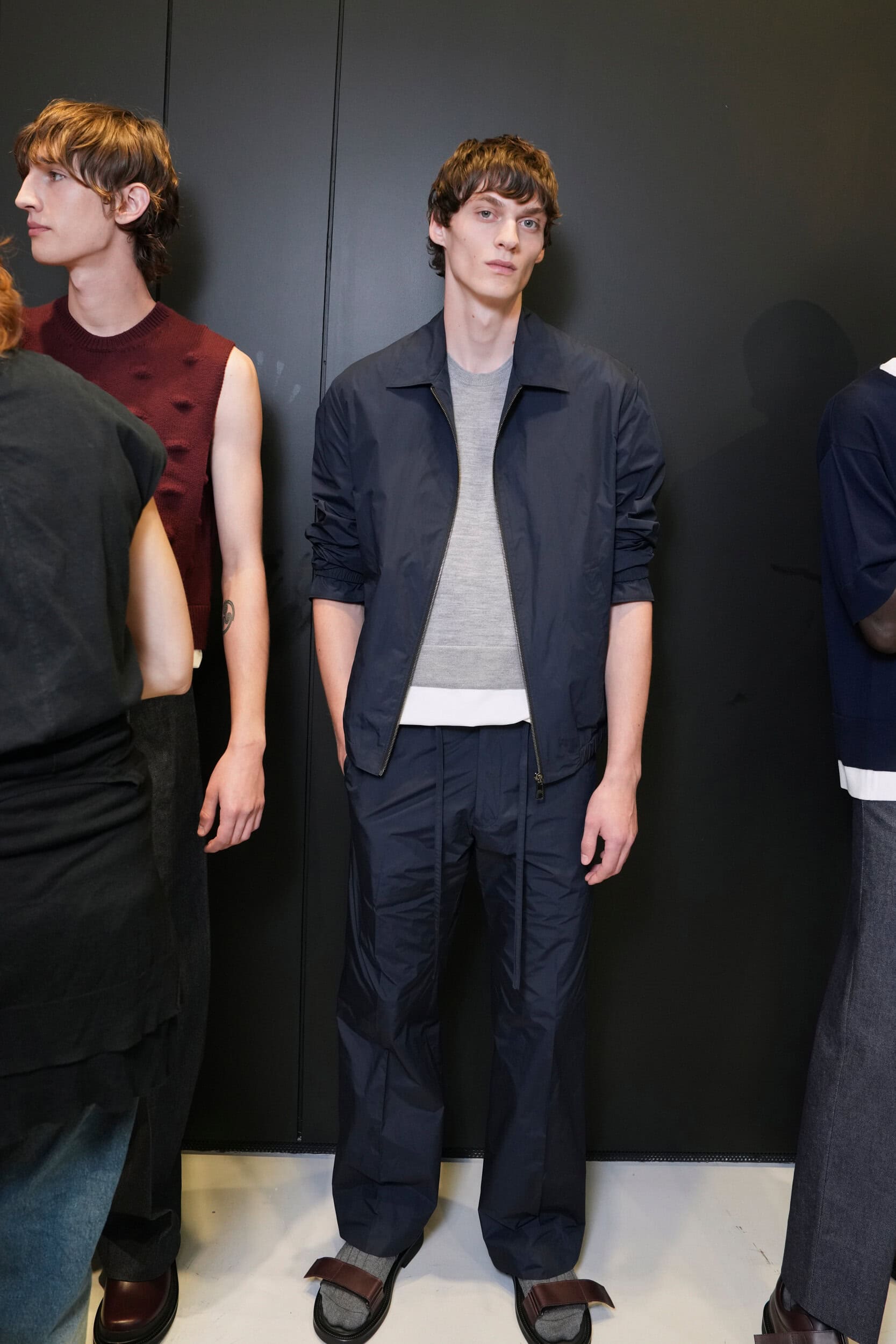 Neil Barrett  Spring 2025 Men's Fashion Show Backstage