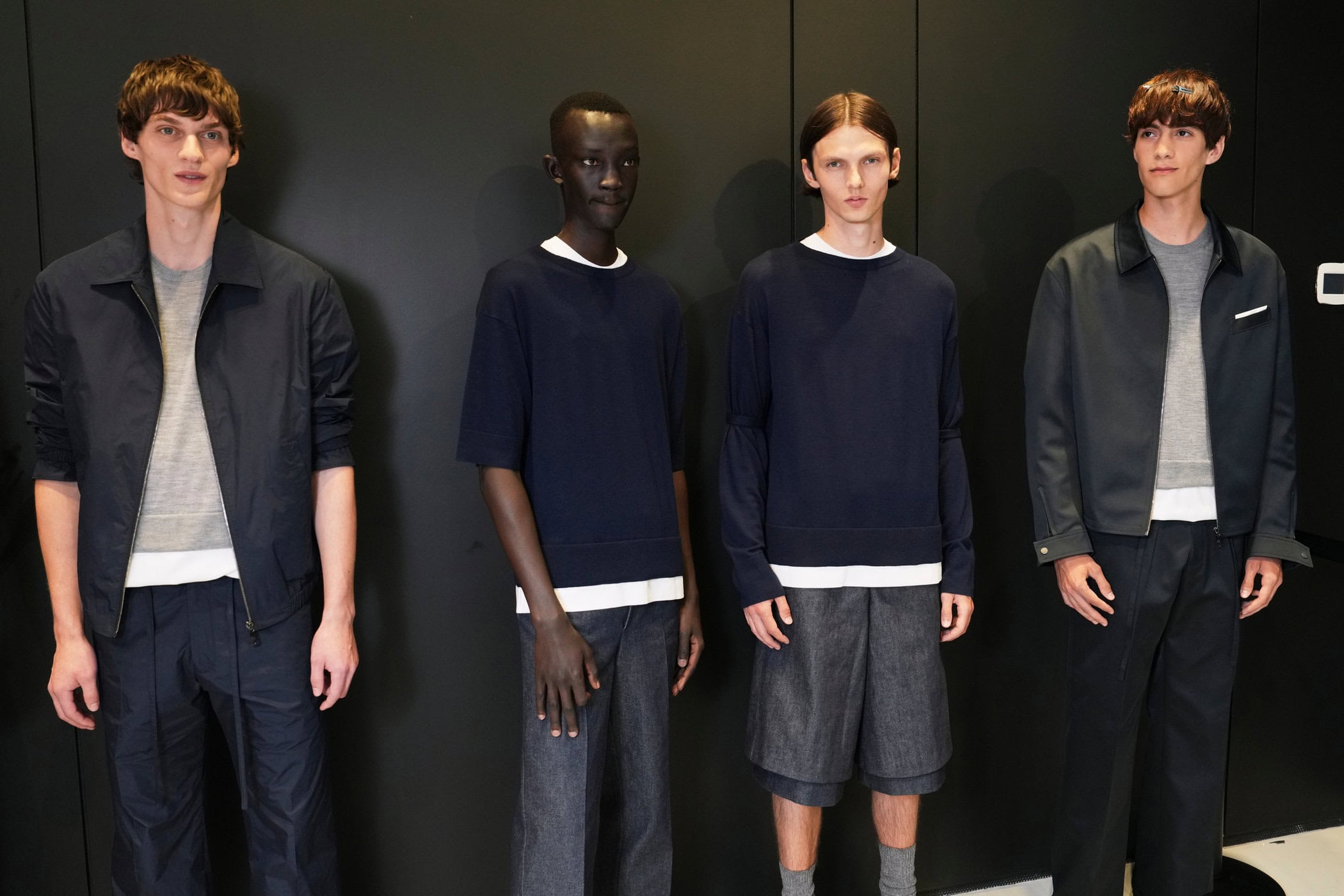 Neil Barrett  Spring 2025 Men's Fashion Show Backstage