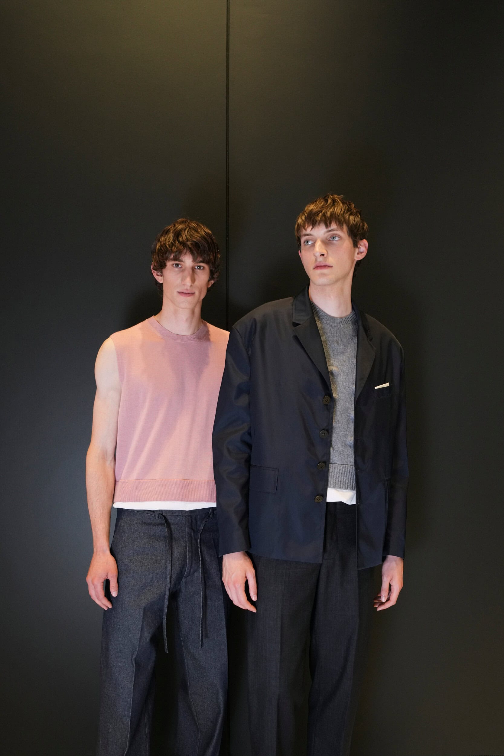 Neil Barrett  Spring 2025 Men's Fashion Show Backstage