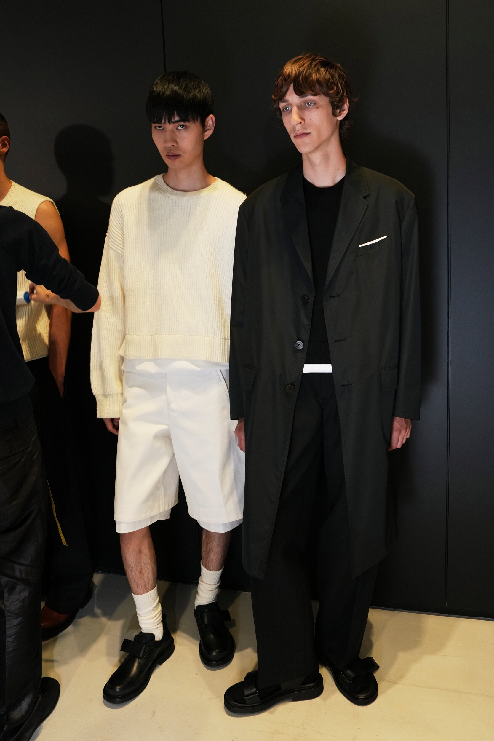 Neil Barrett  Spring 2025 Men's Fashion Show Backstage