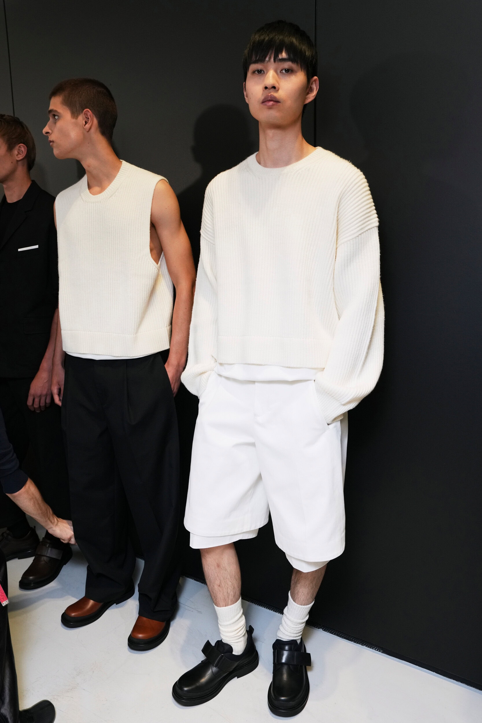 Neil Barrett  Spring 2025 Men's Fashion Show Backstage