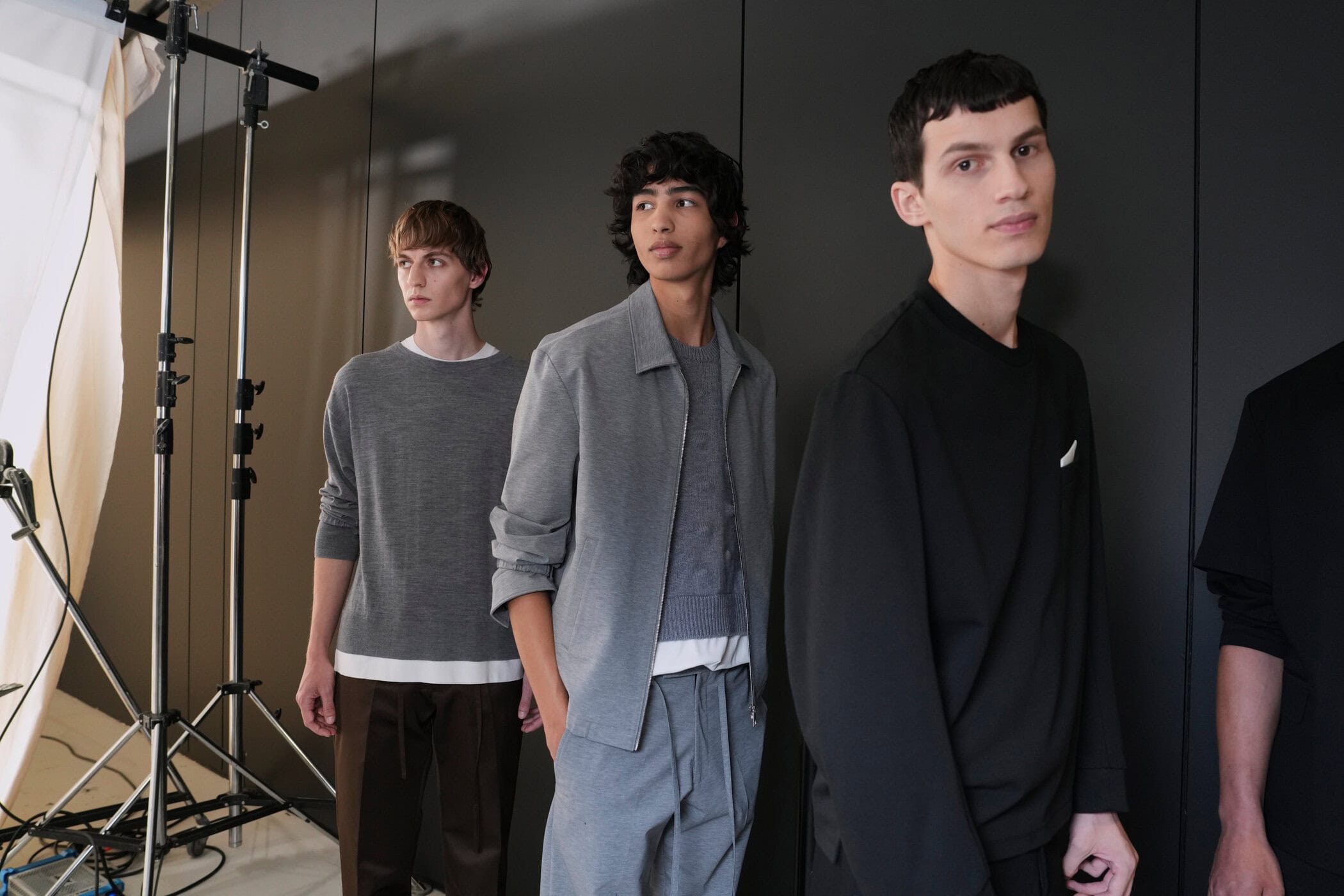 Neil Barrett  Spring 2025 Men's Fashion Show Backstage