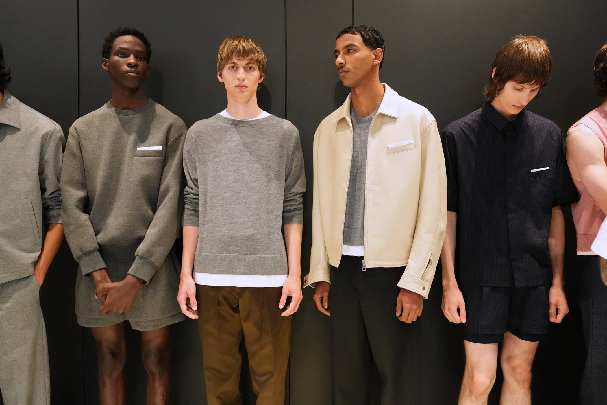 Neil Barrett  Spring 2025 Men's Fashion Show Backstage