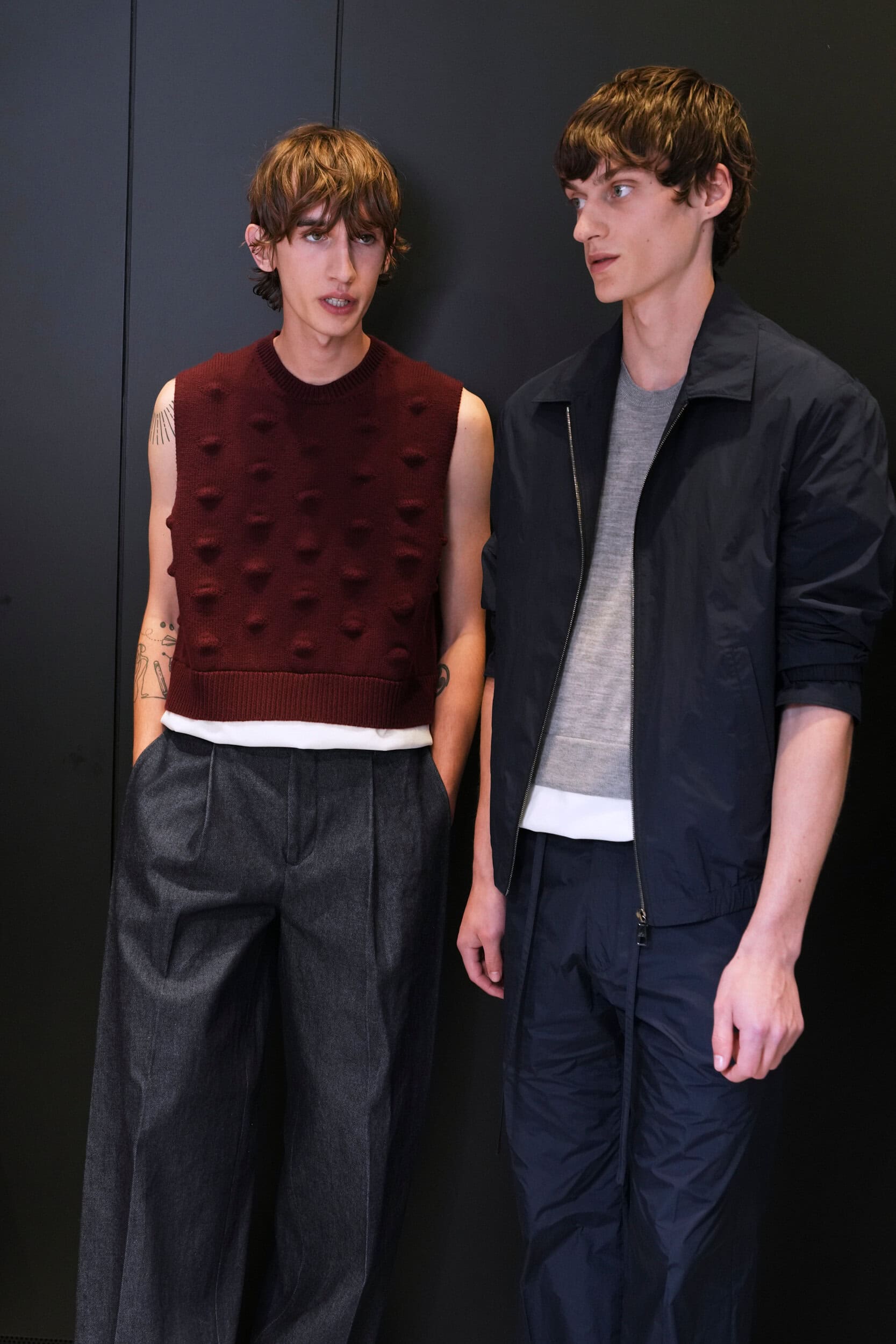 Neil Barrett  Spring 2025 Men's Fashion Show Backstage