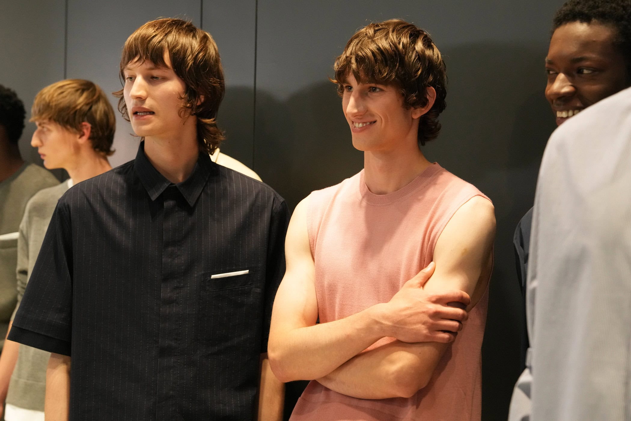 Neil Barrett  Spring 2025 Men's Fashion Show Backstage