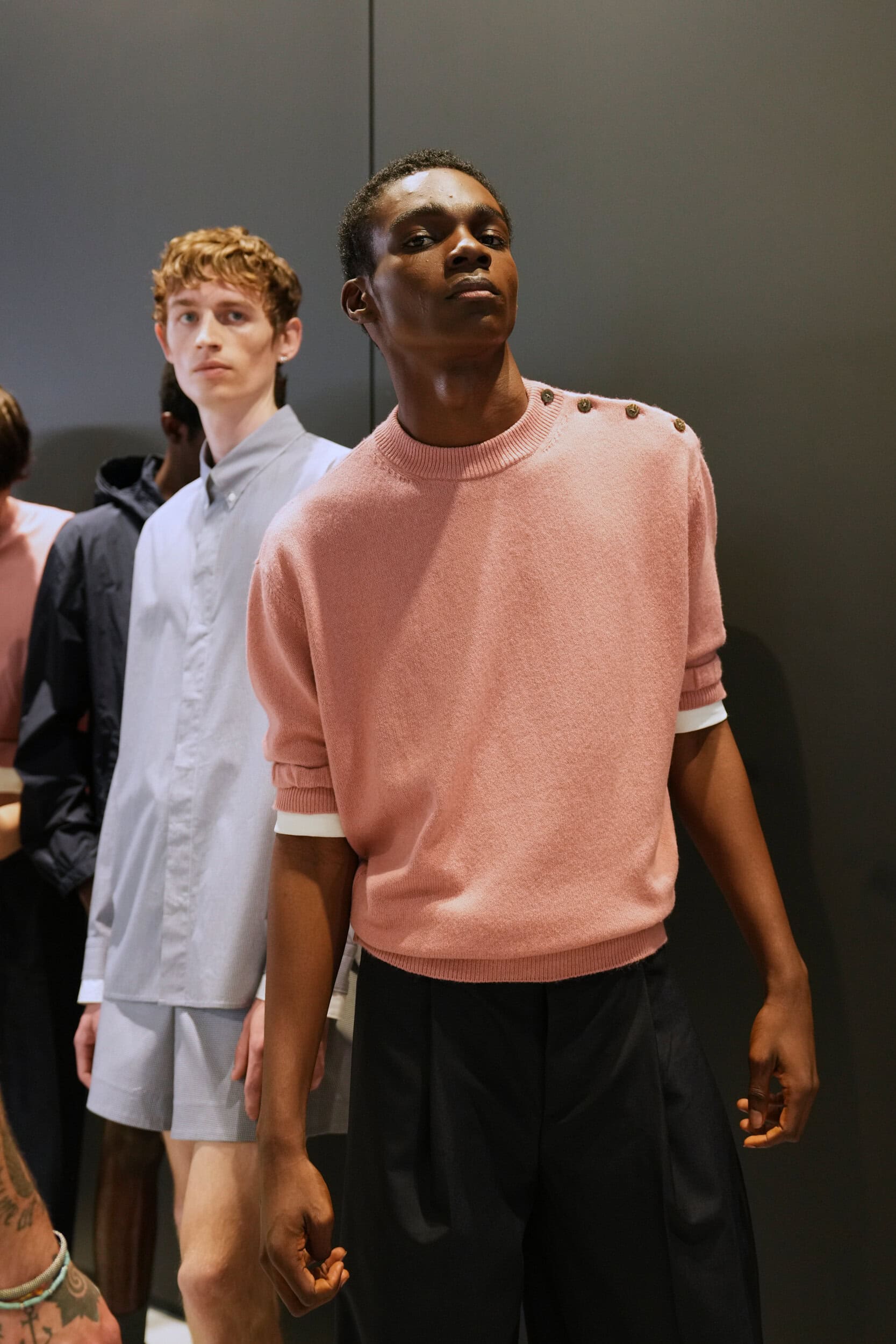 Neil Barrett  Spring 2025 Men's Fashion Show Backstage