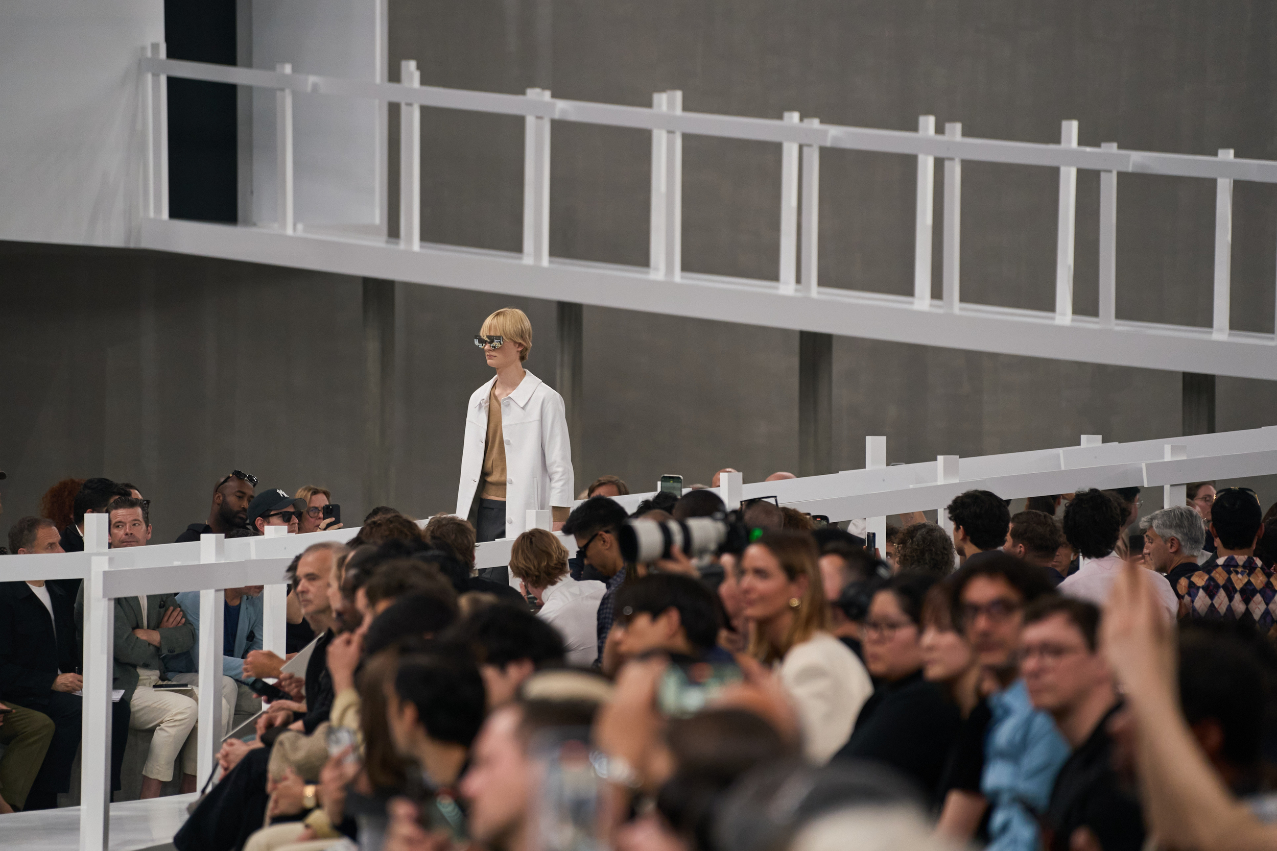 Prada  Spring 2025 Men's Fashion Show Atmosphere