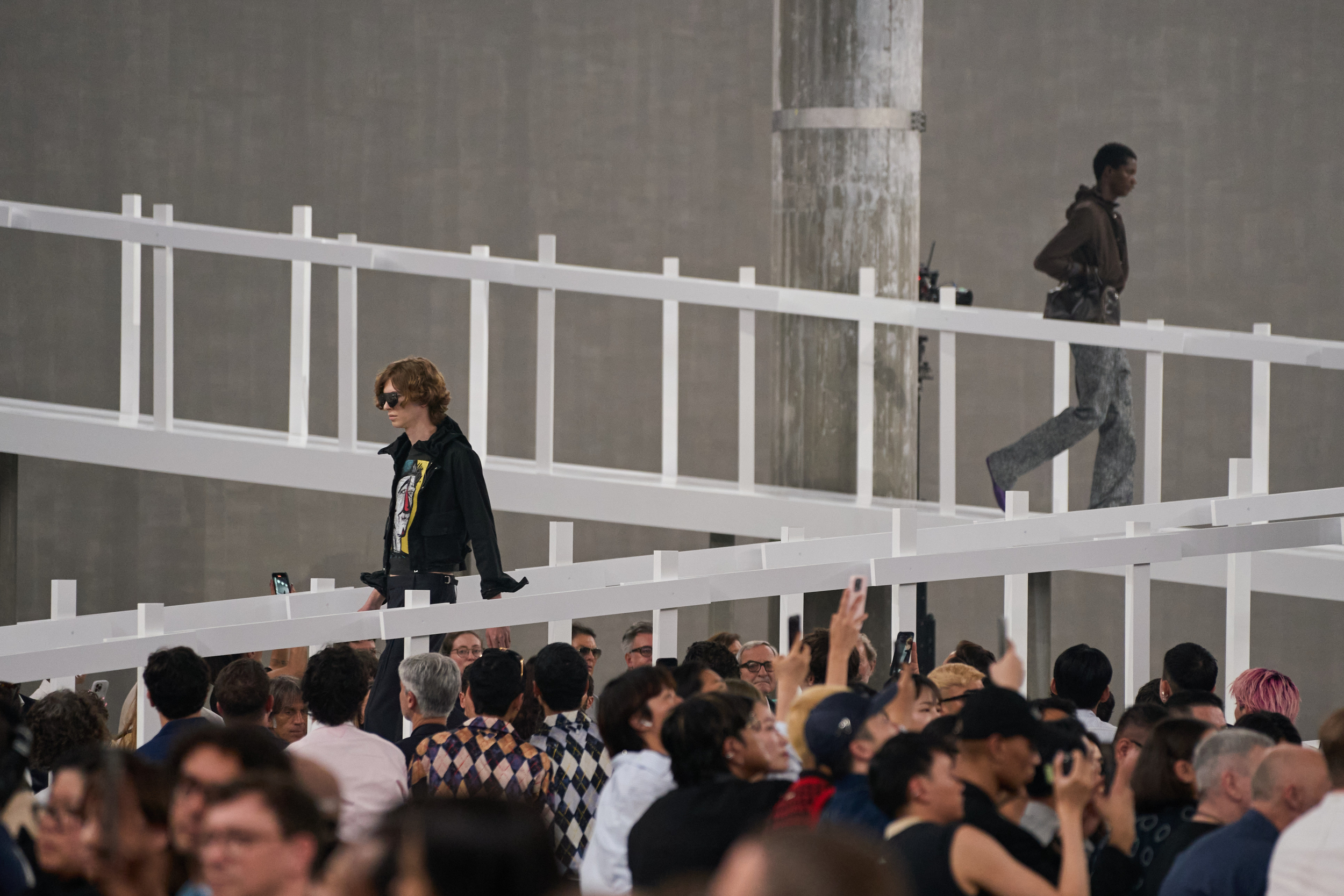 Prada  Spring 2025 Men's Fashion Show Atmosphere