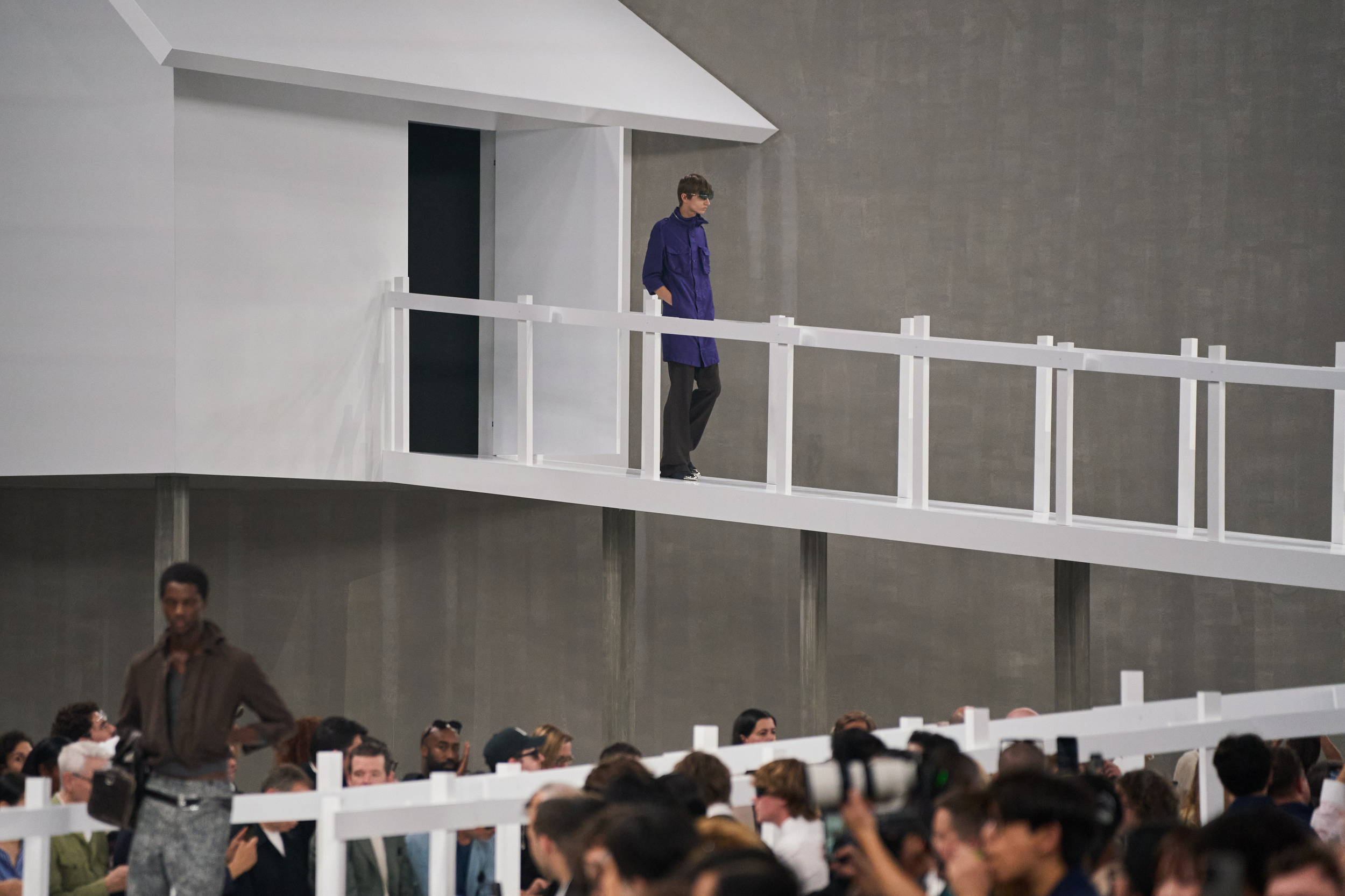 Prada  Spring 2025 Men's Fashion Show Atmosphere