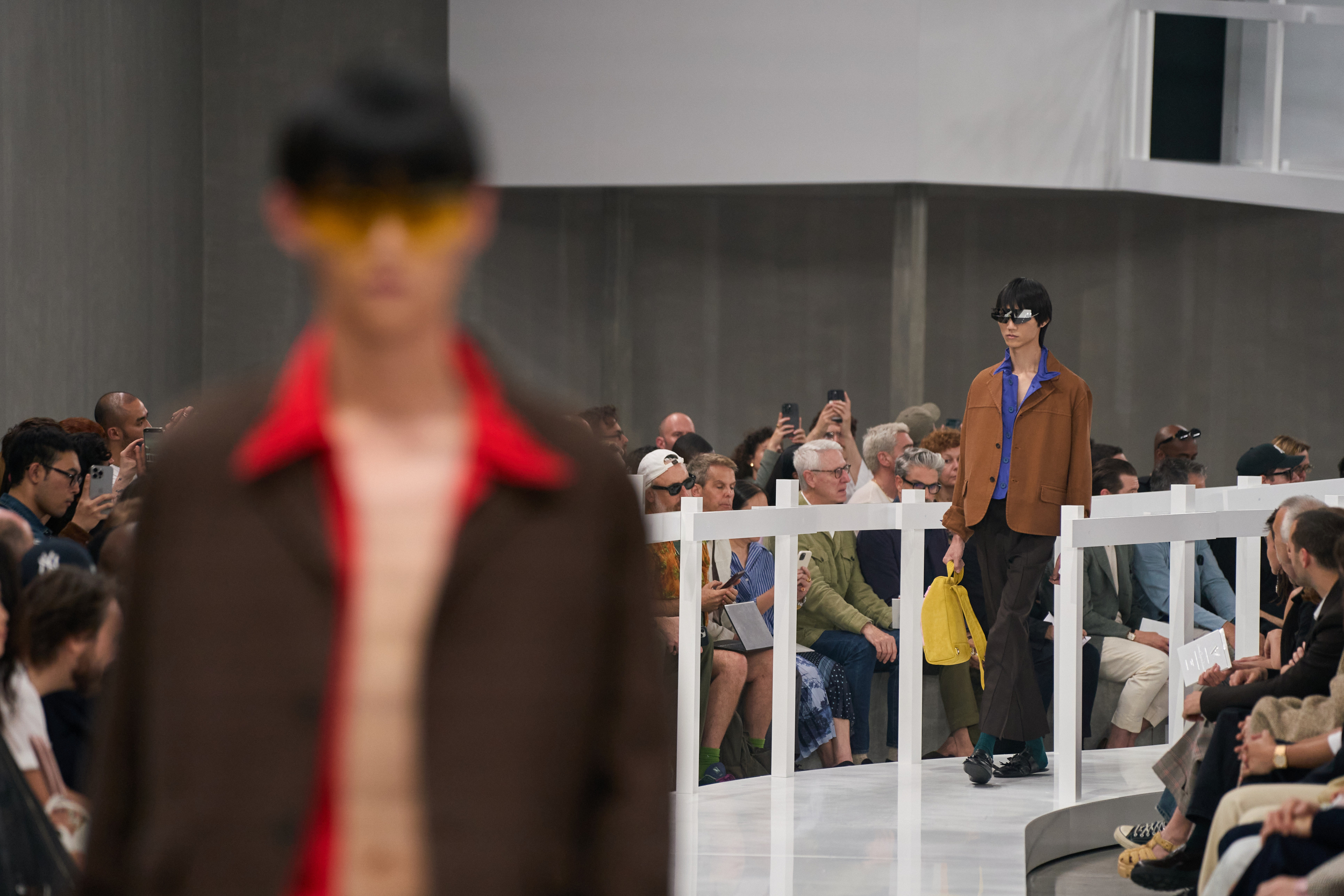 Prada  Spring 2025 Men's Fashion Show Atmosphere