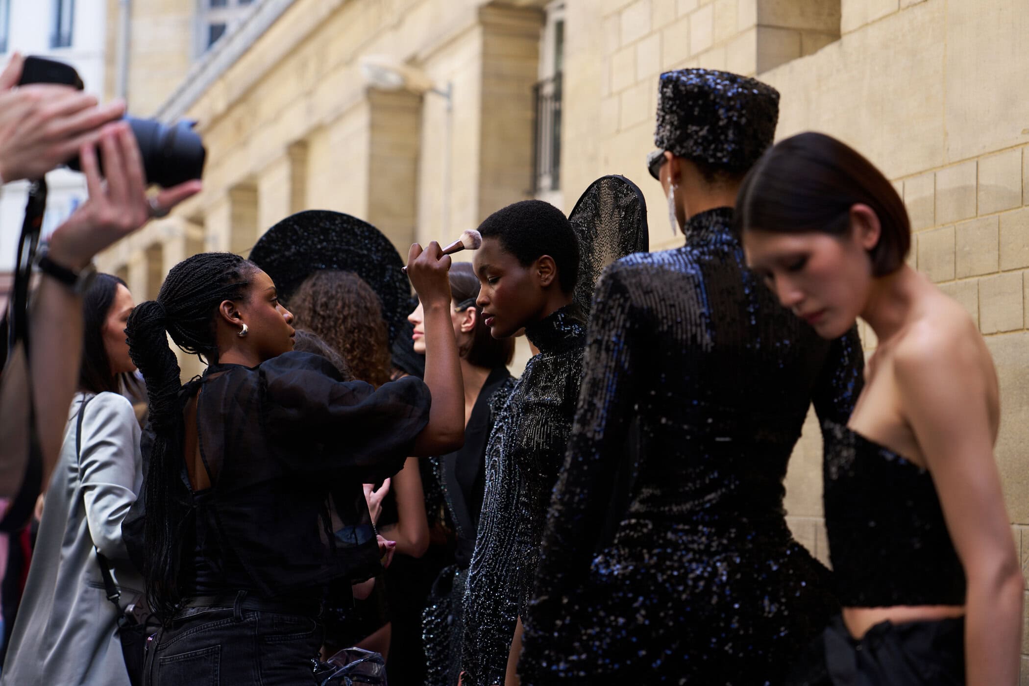 Rahul Mishra Fall 2024 Couture Fashion Show Backstage