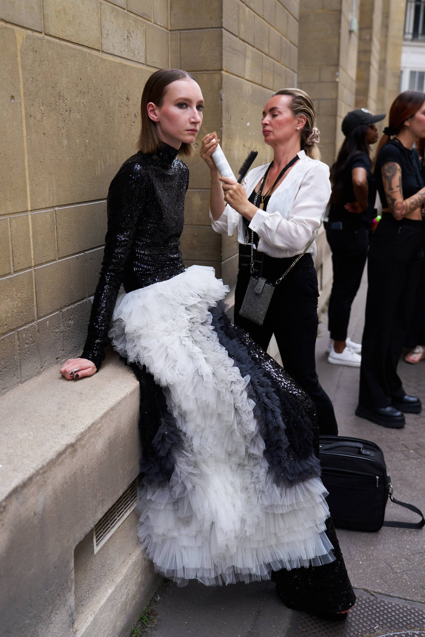 Rahul Mishra Fall 2024 Couture Fashion Show Backstage