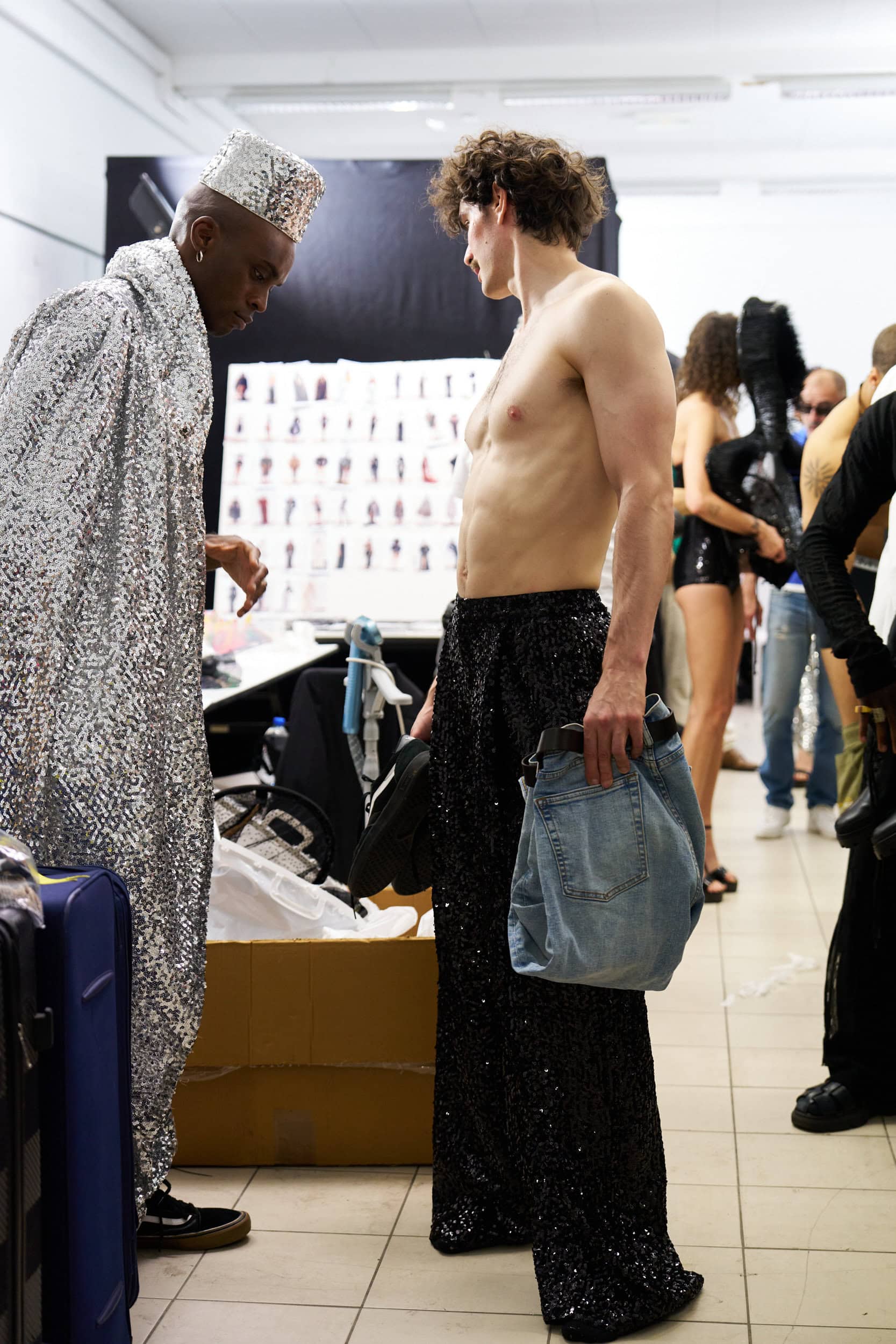 Rahul Mishra Fall 2024 Couture Fashion Show Backstage