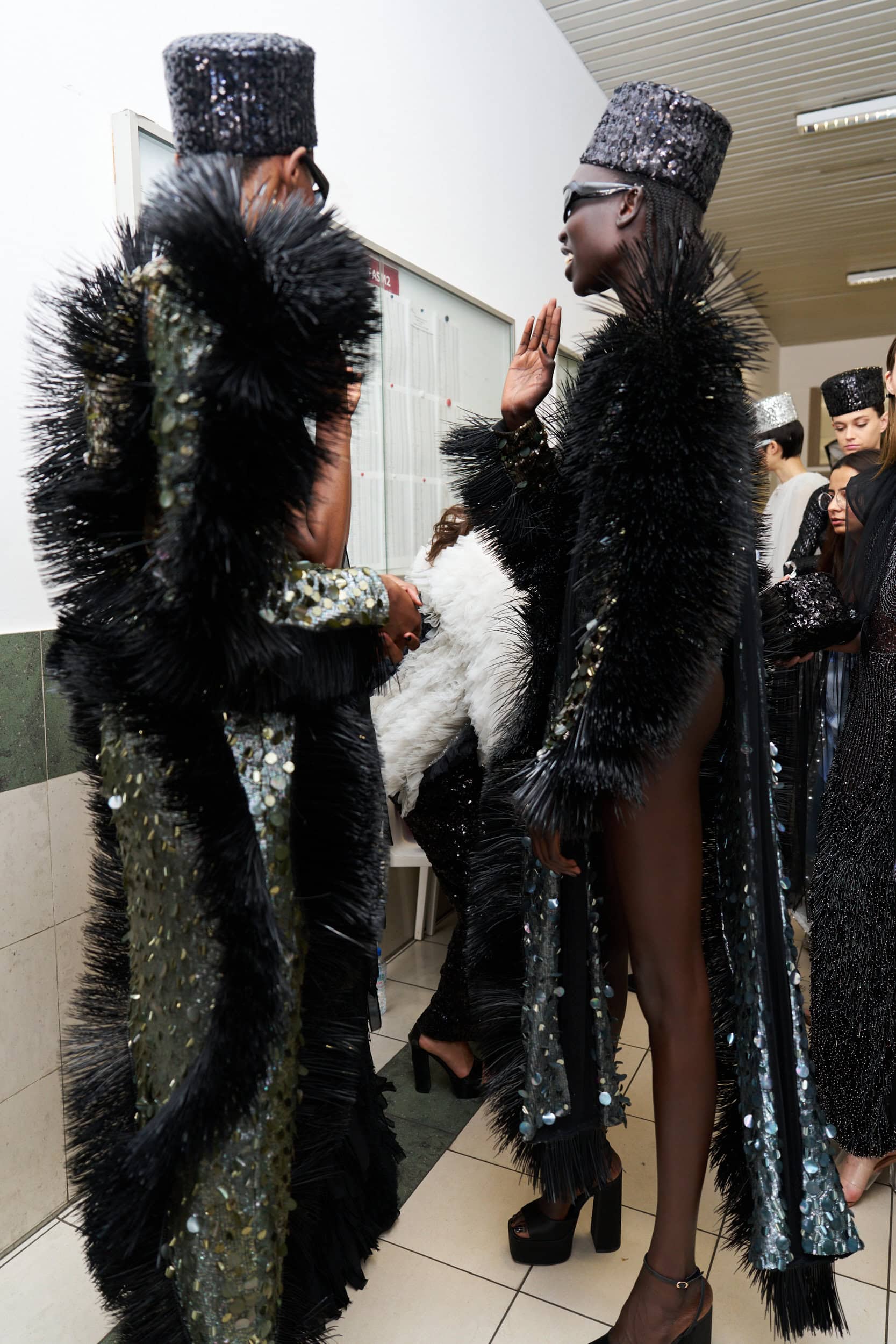 Rahul Mishra Fall 2024 Couture Fashion Show Backstage