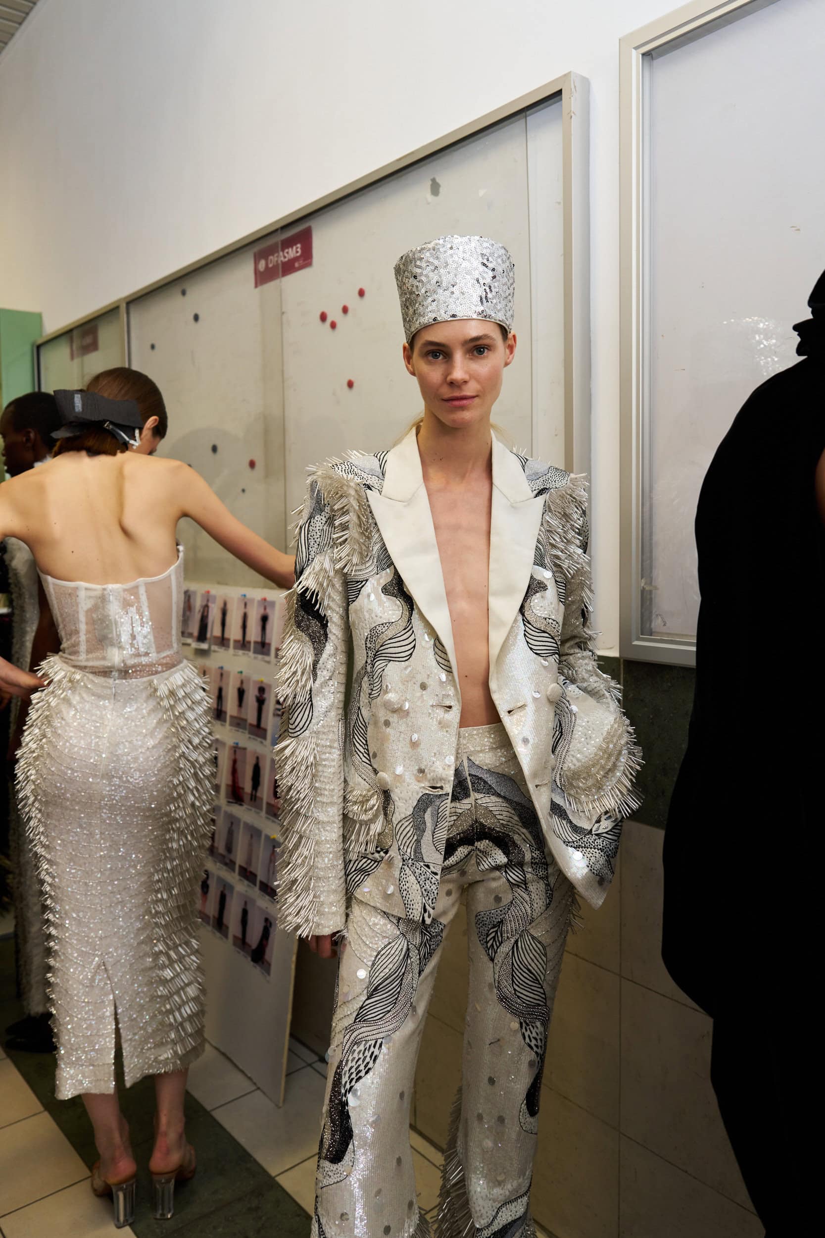 Rahul Mishra Fall 2024 Couture Fashion Show Backstage