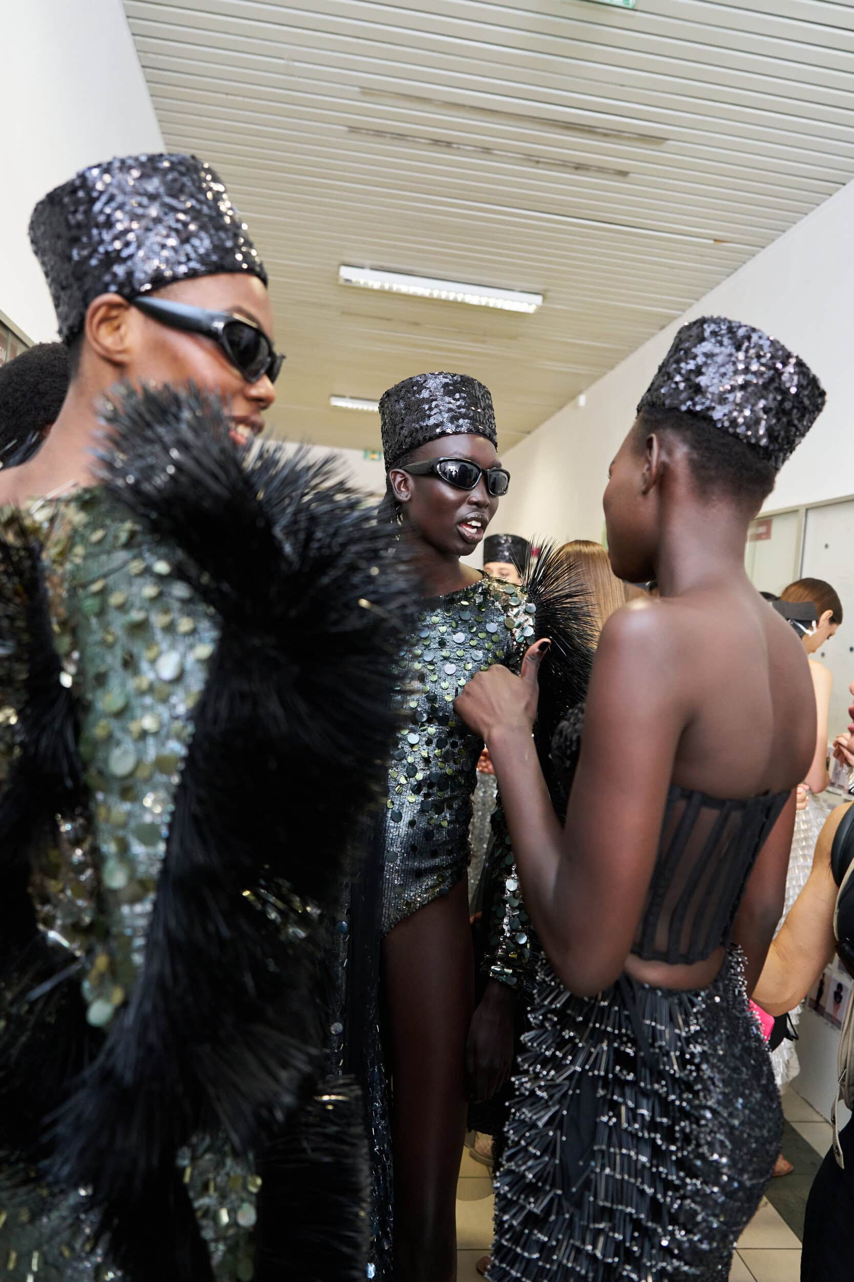 Rahul Mishra Fall 2024 Couture Fashion Show Backstage