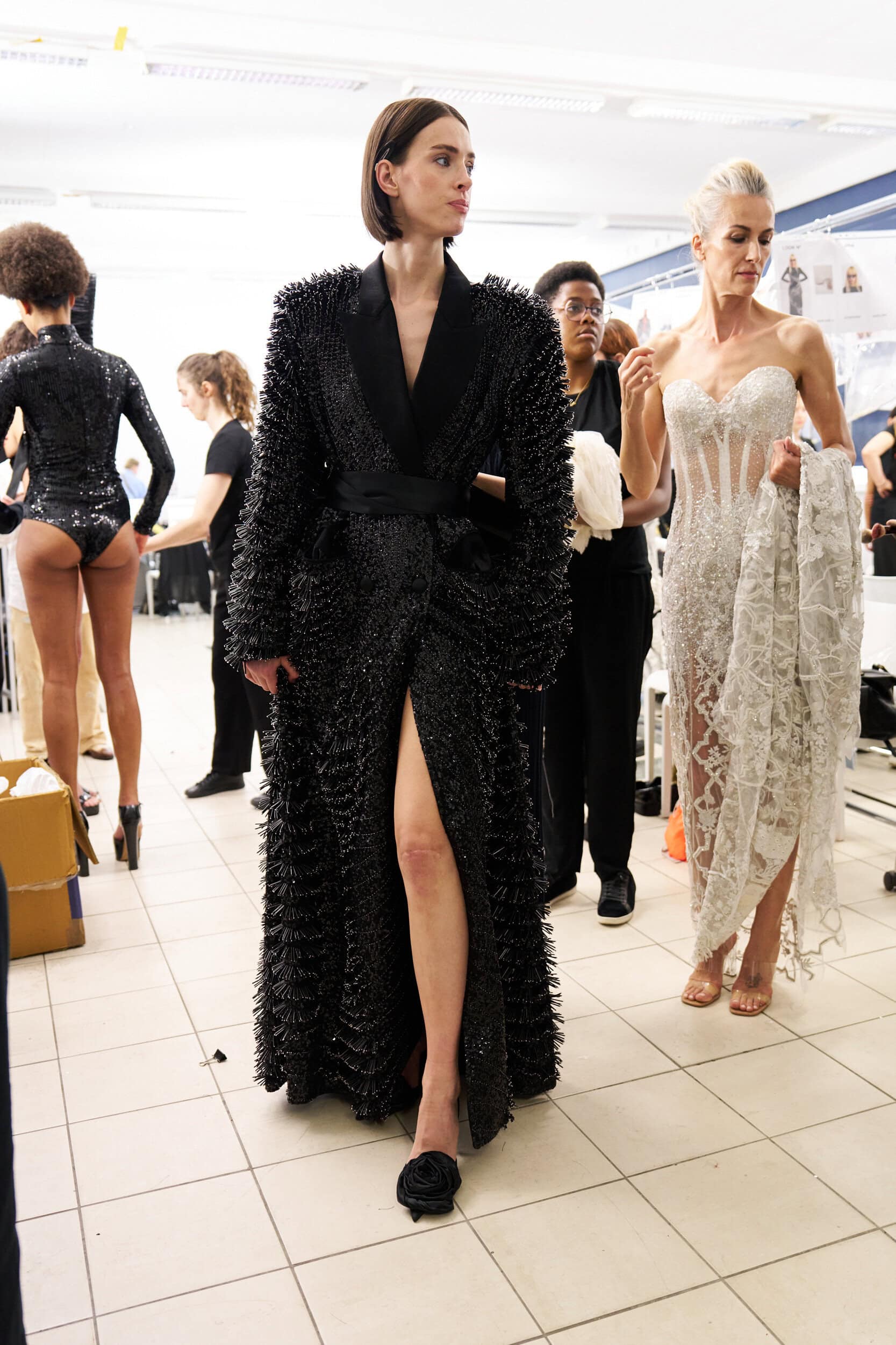 Rahul Mishra Fall 2024 Couture Fashion Show Backstage