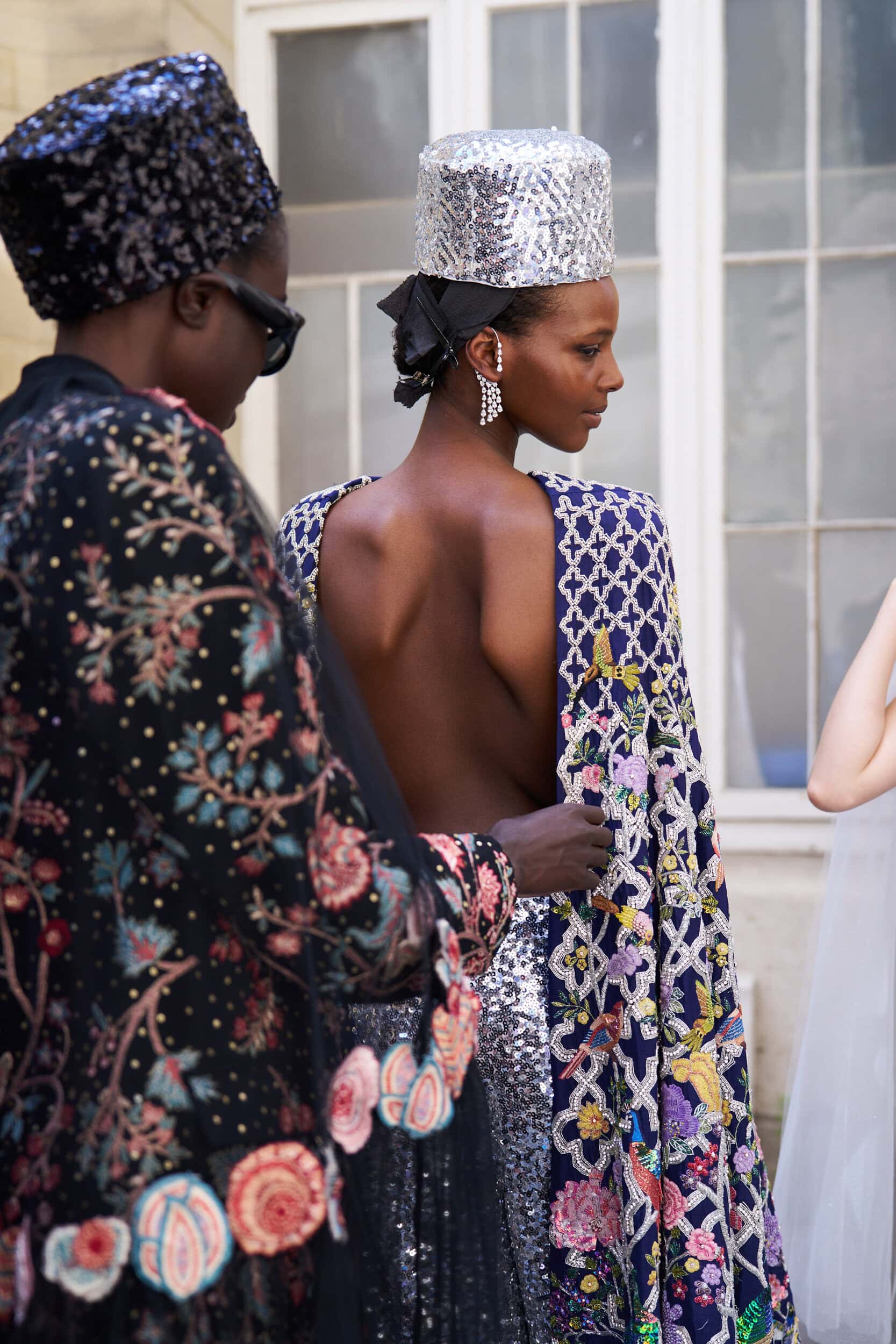 Rahul Mishra Fall 2024 Couture Fashion Show Backstage