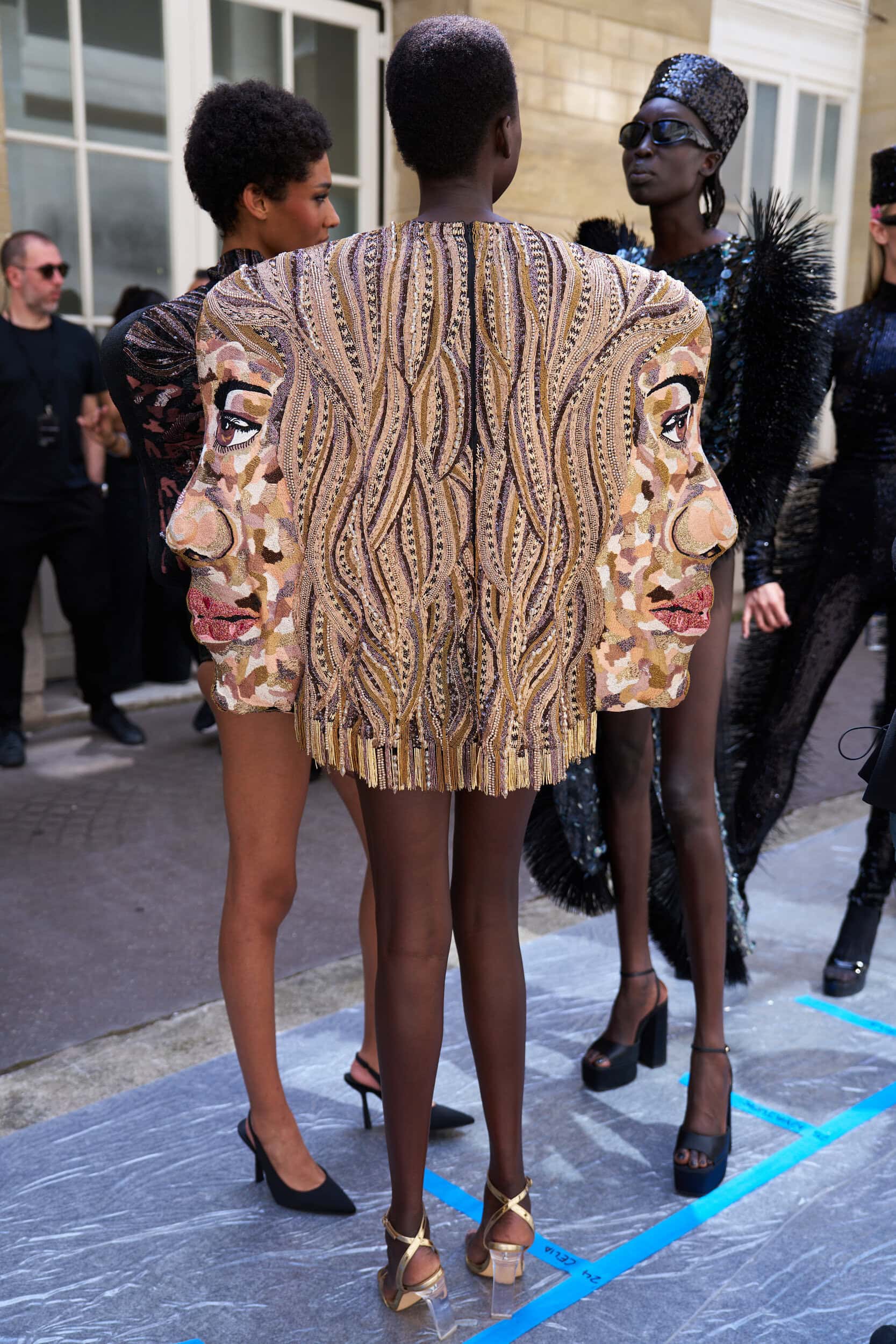 Rahul Mishra Fall 2024 Couture Fashion Show Backstage