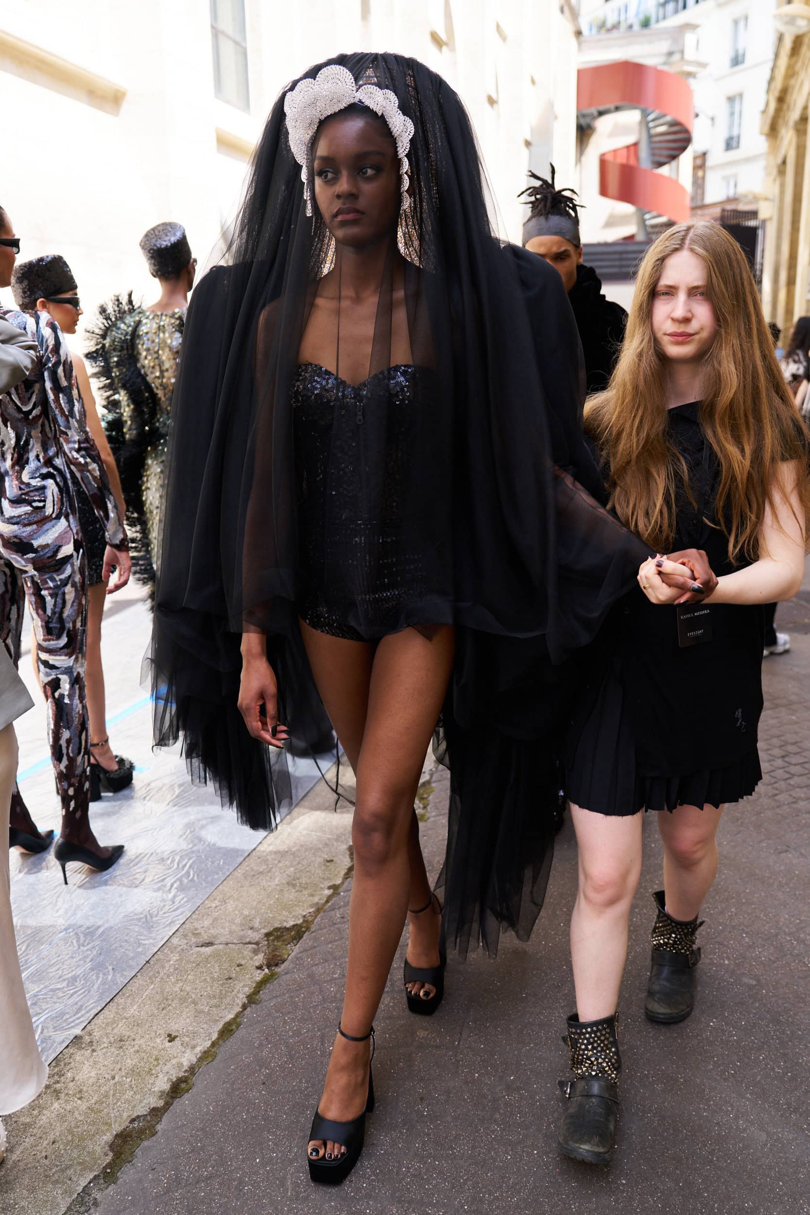 Rahul Mishra Fall 2024 Couture Fashion Show Backstage