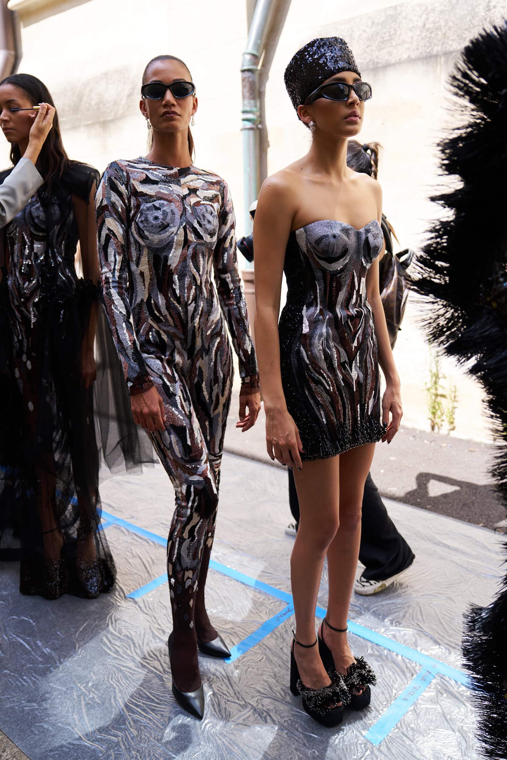 Rahul Mishra Fall 2024 Couture Fashion Show Backstage