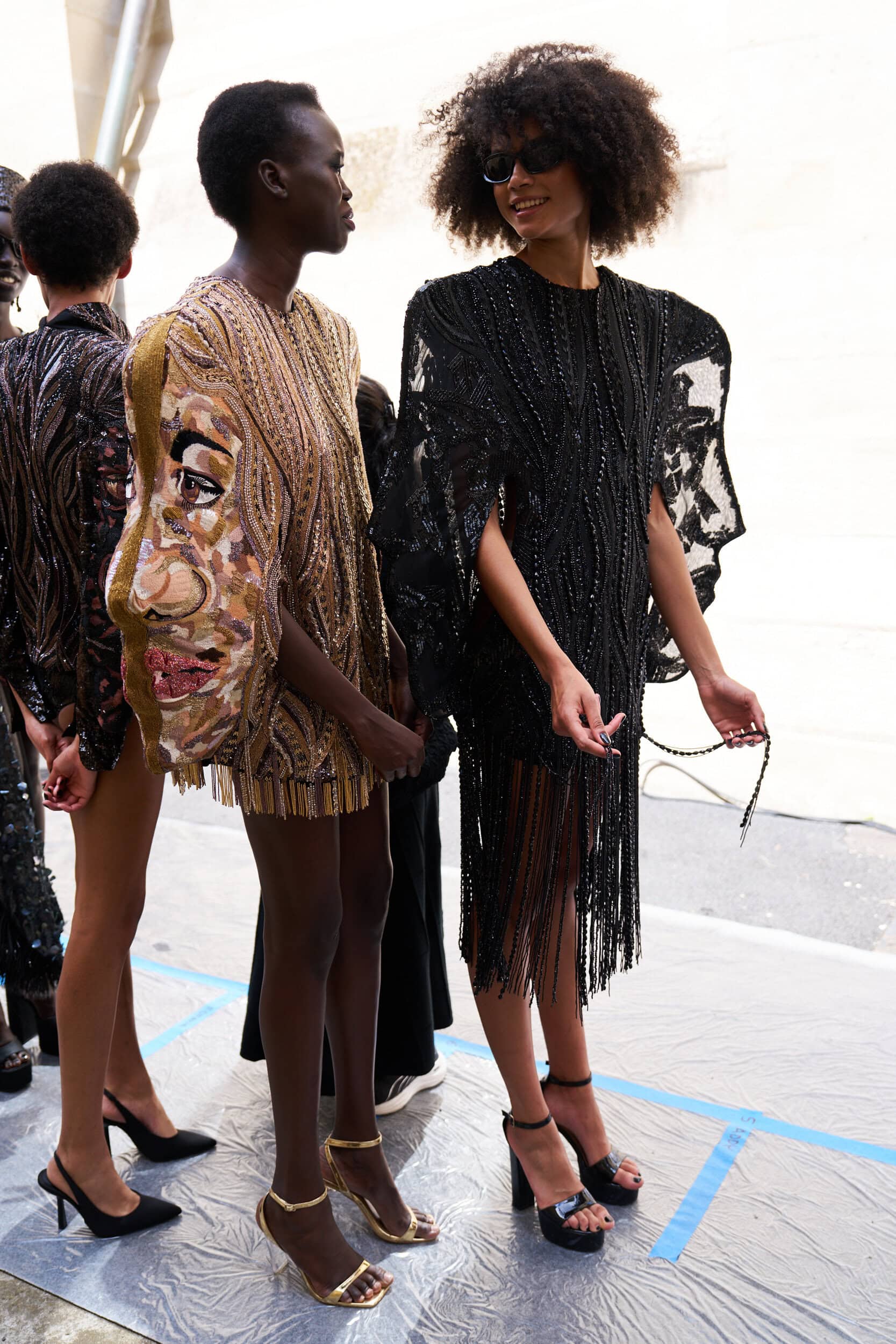 Rahul Mishra Fall 2024 Couture Fashion Show Backstage