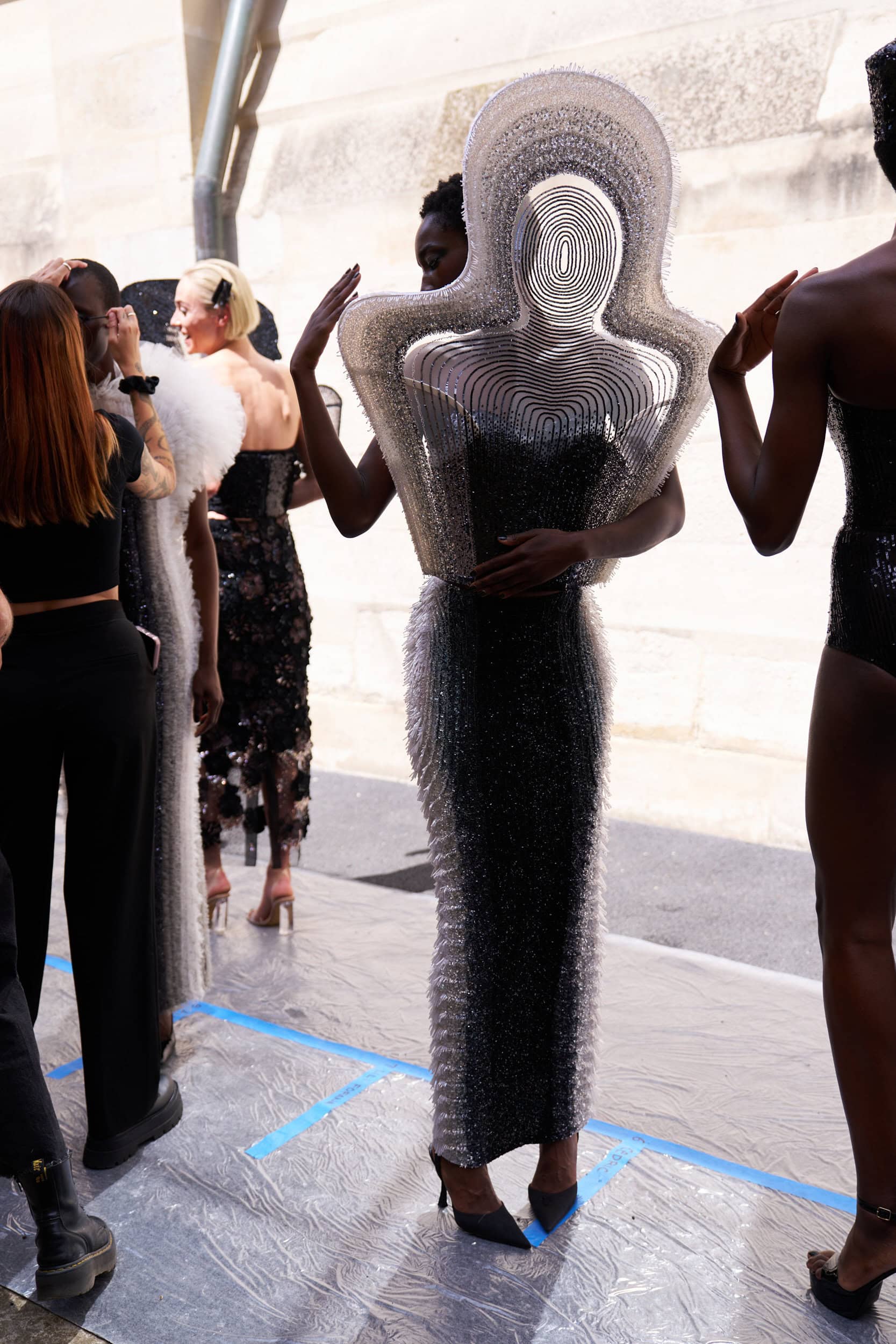 Rahul Mishra Fall 2024 Couture Fashion Show Backstage