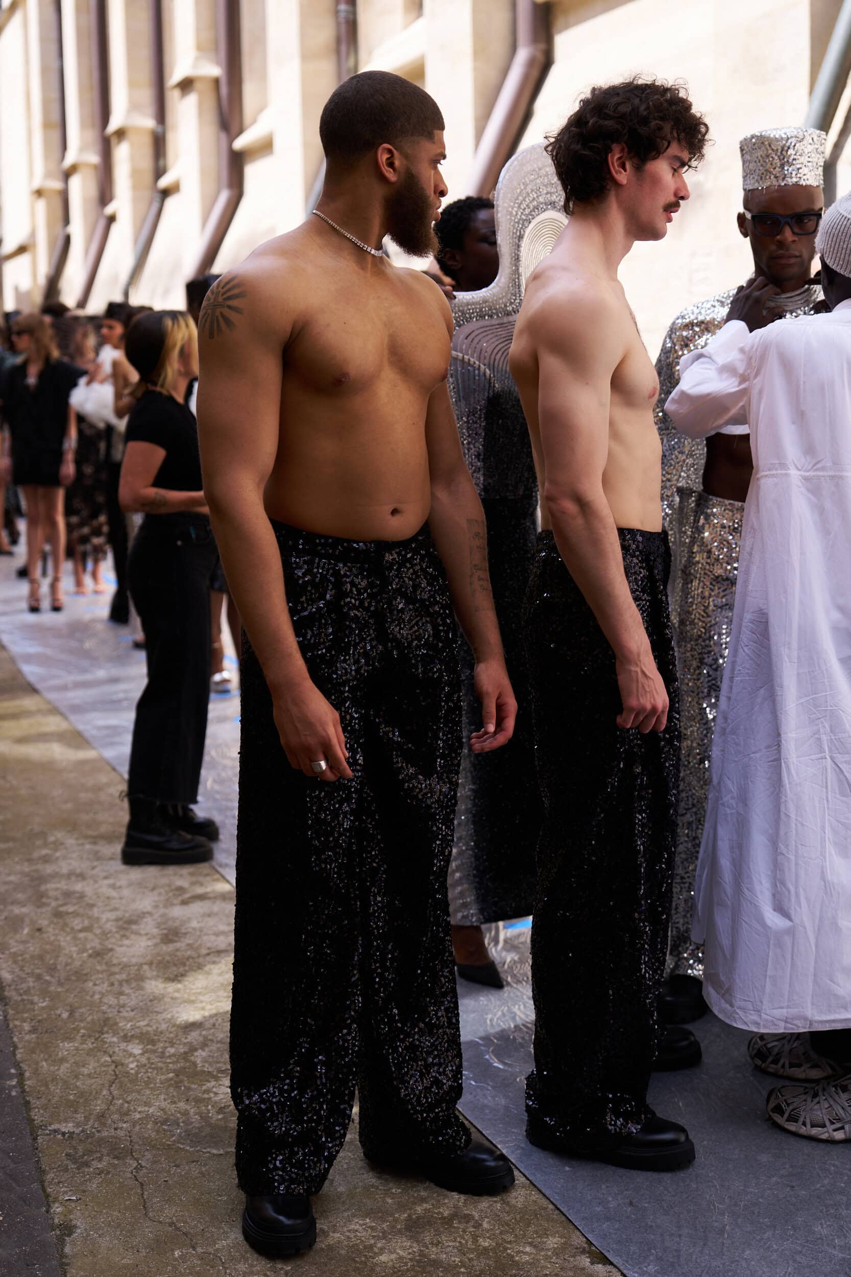 Rahul Mishra Fall 2024 Couture Fashion Show Backstage