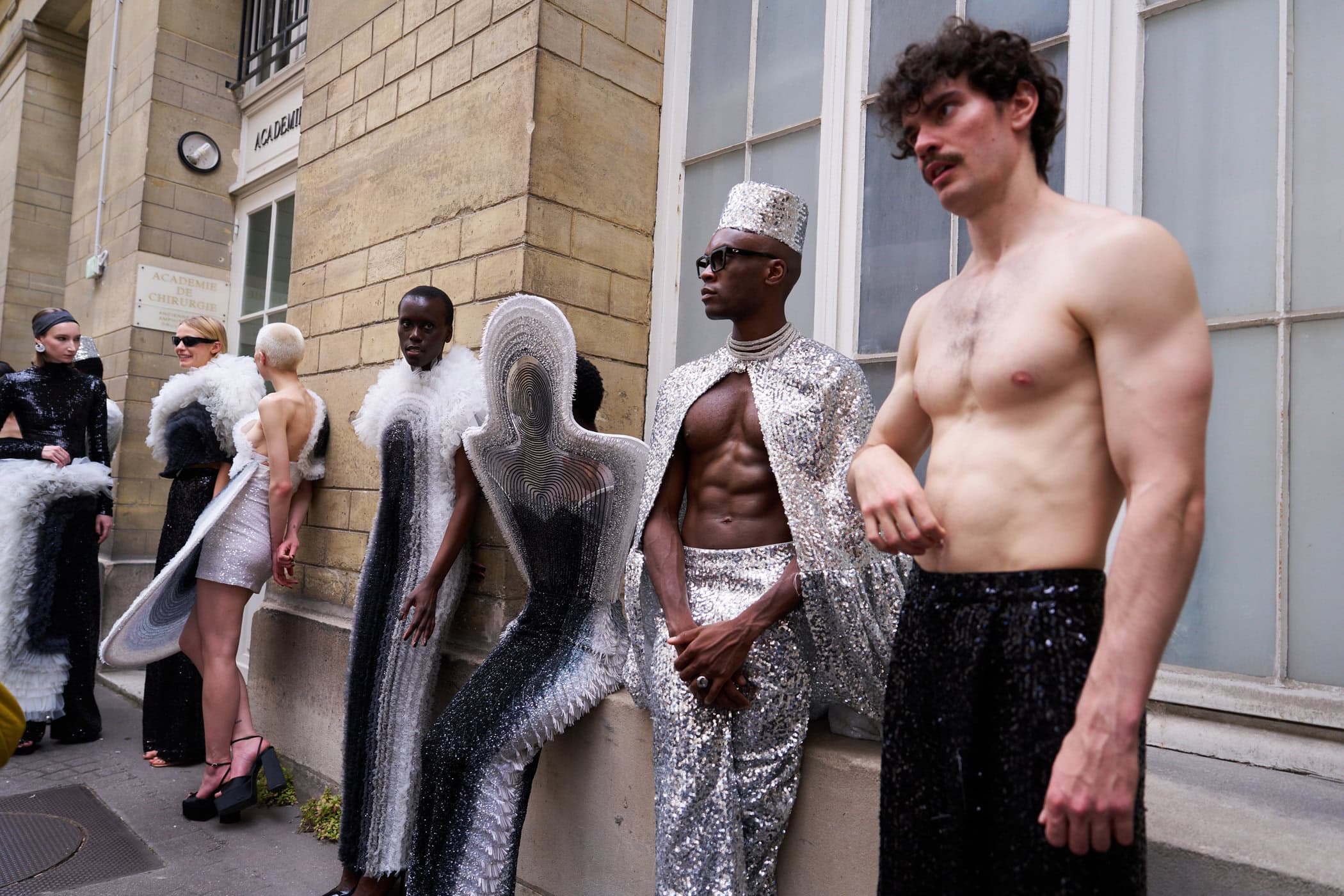 Rahul Mishra Fall 2024 Couture Fashion Show Backstage