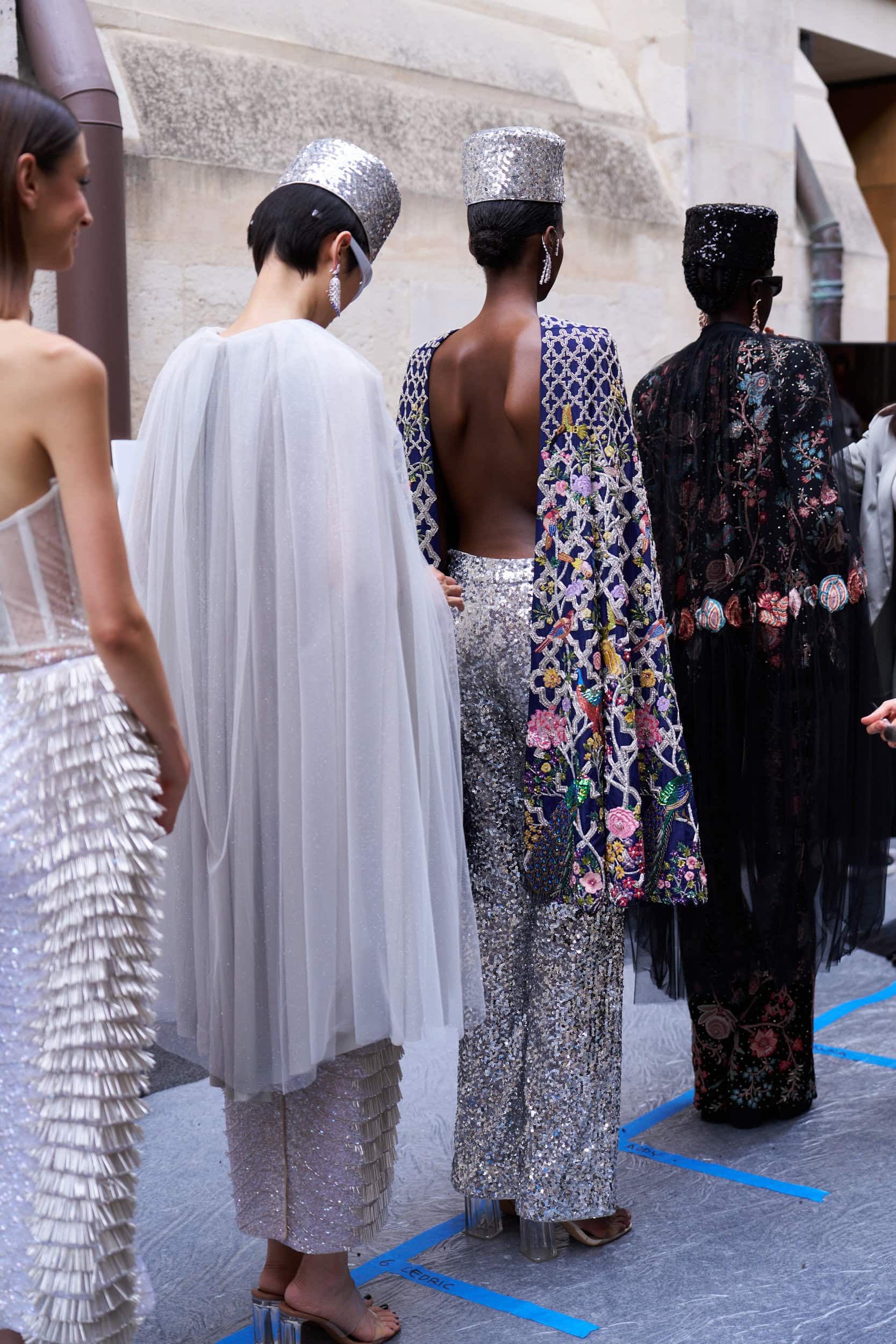 Rahul Mishra Fall 2024 Couture Fashion Show Backstage