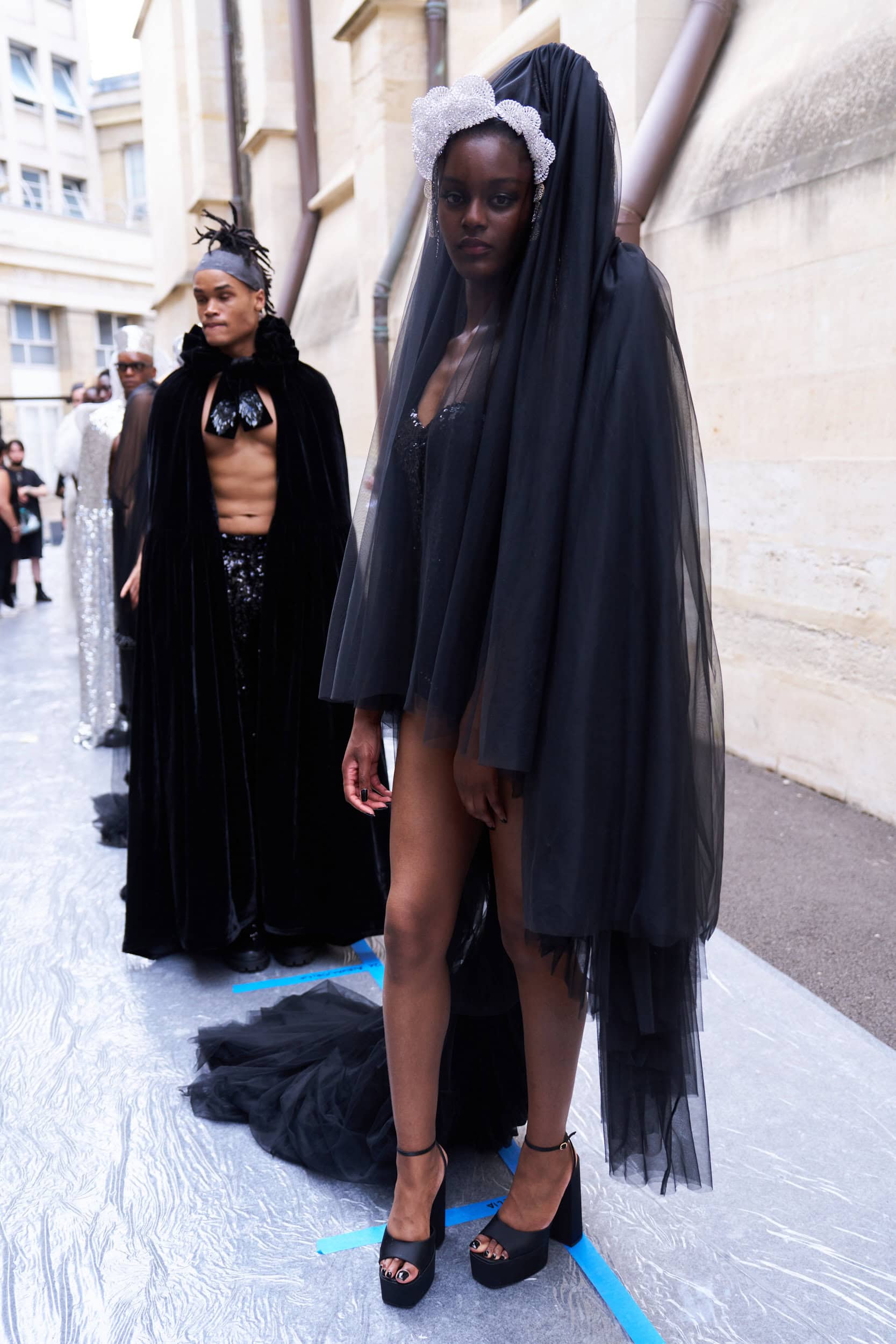 Rahul Mishra Fall 2024 Couture Fashion Show Backstage