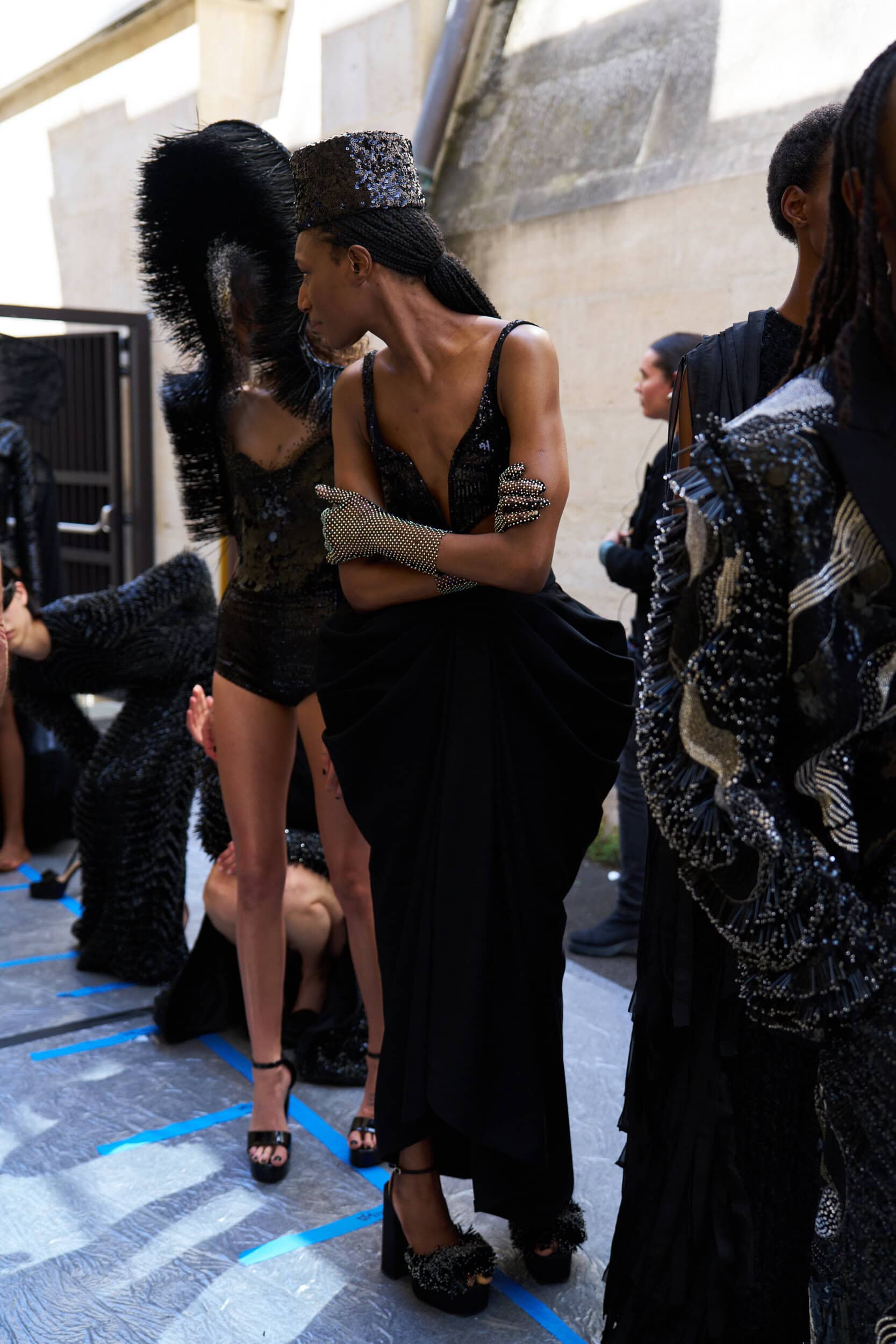 Rahul Mishra Fall 2024 Couture Fashion Show Backstage