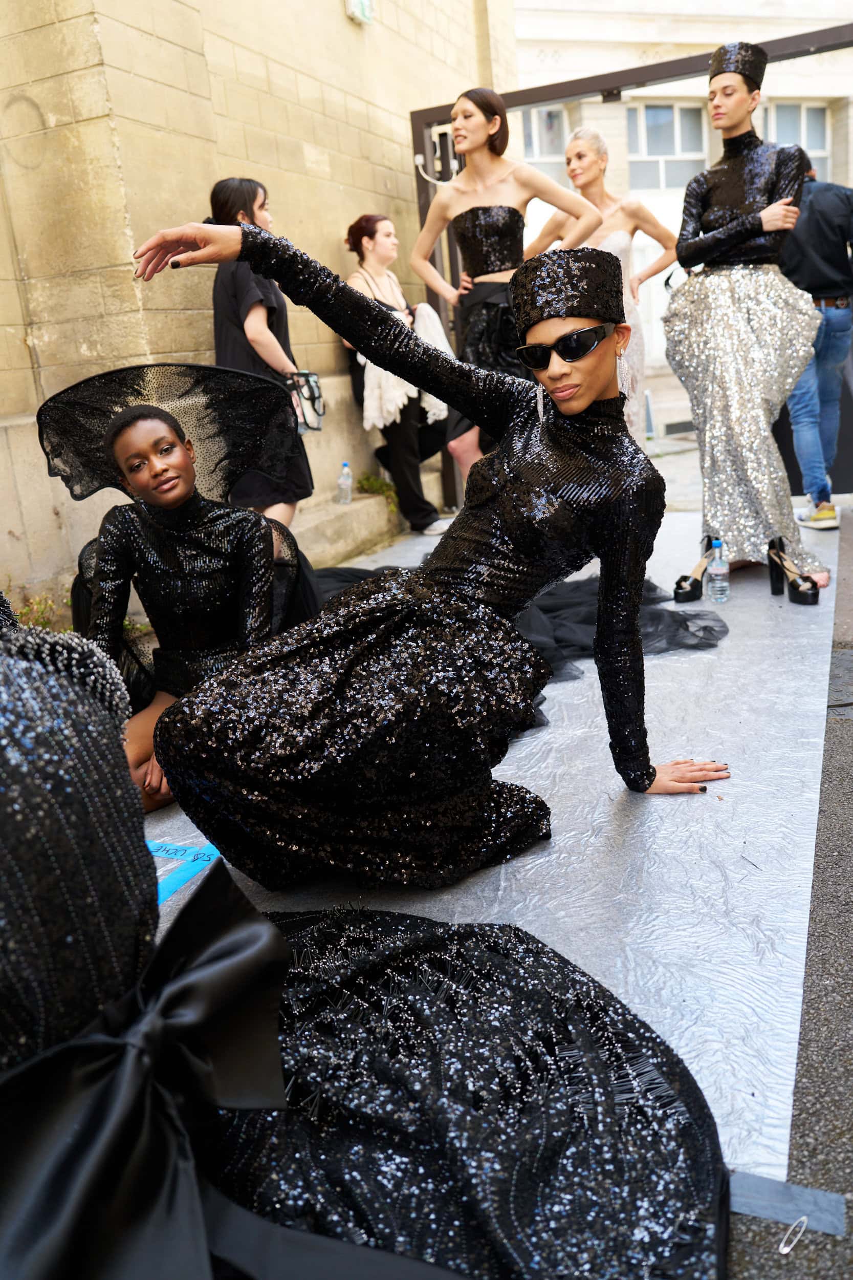 Rahul Mishra Fall 2024 Couture Fashion Show Backstage