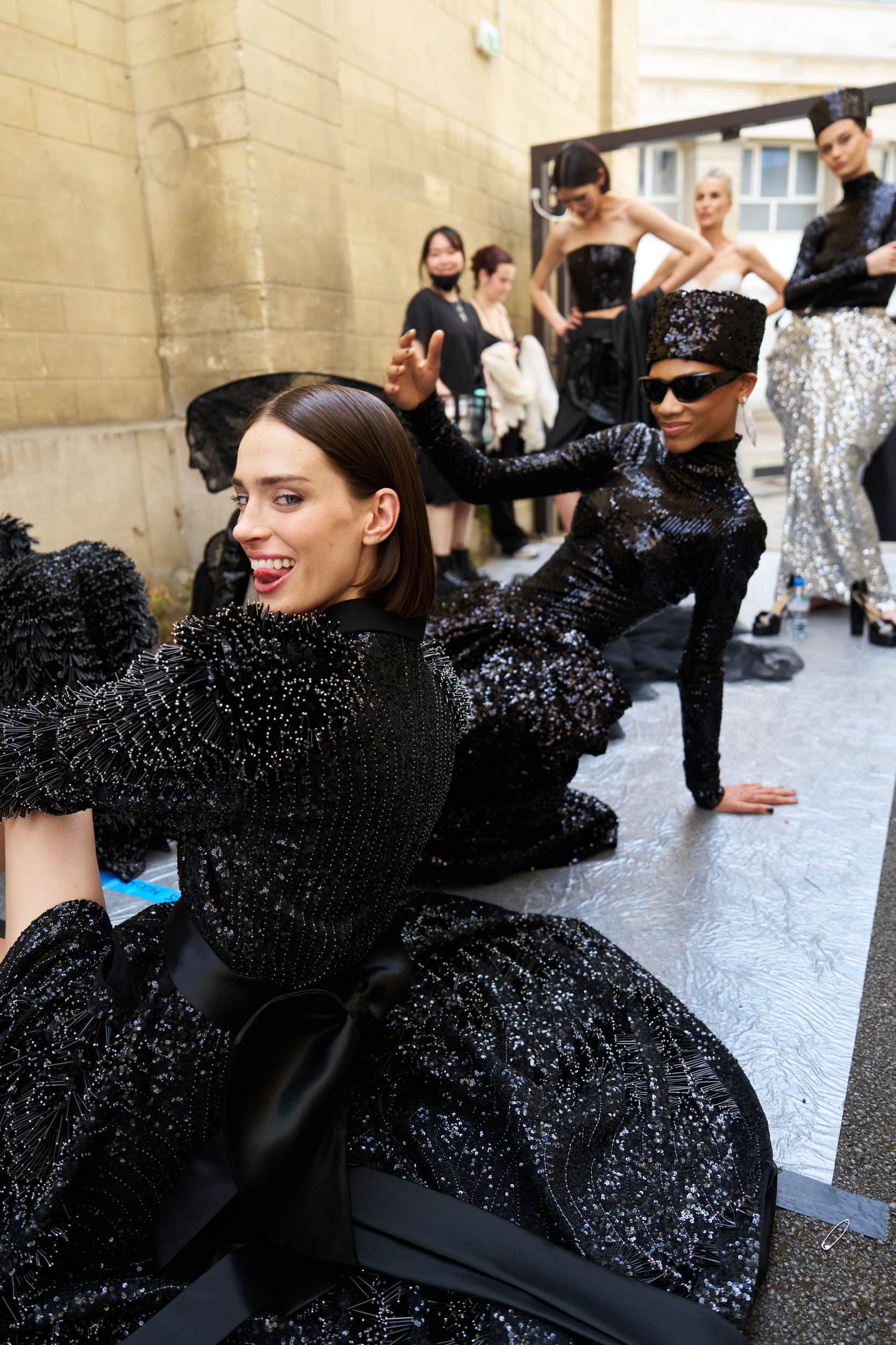 Rahul Mishra Fall 2024 Couture Fashion Show Backstage