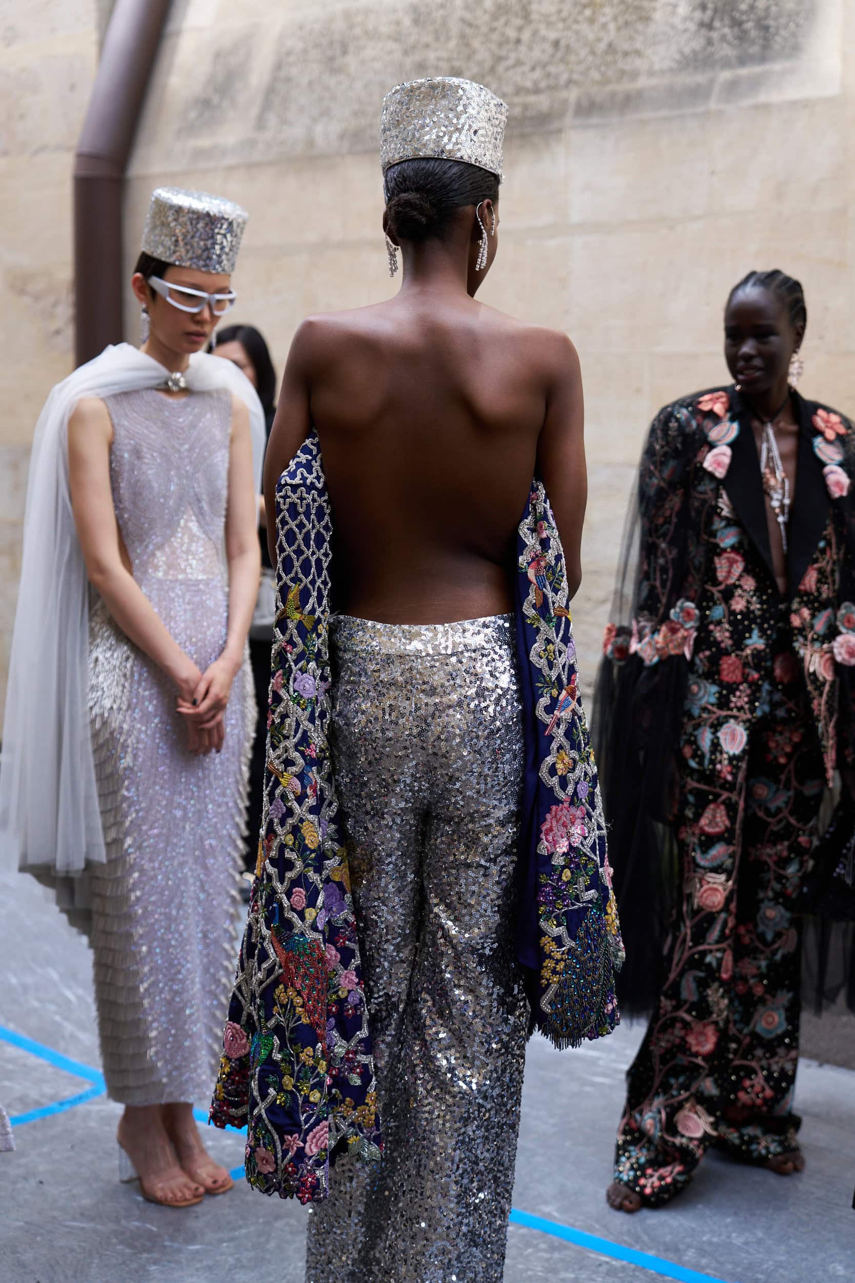 Rahul Mishra Fall 2024 Couture Fashion Show Backstage