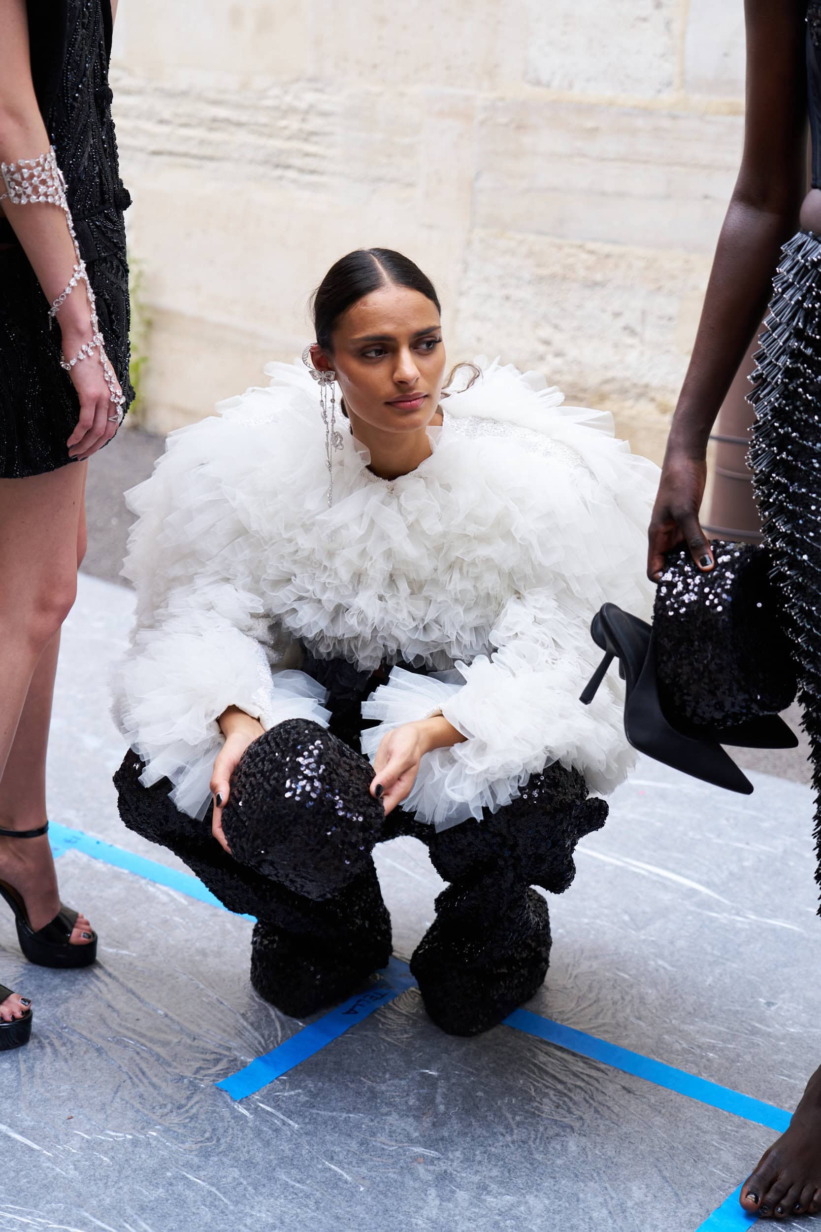 Rahul Mishra Fall 2024 Couture Fashion Show Backstage