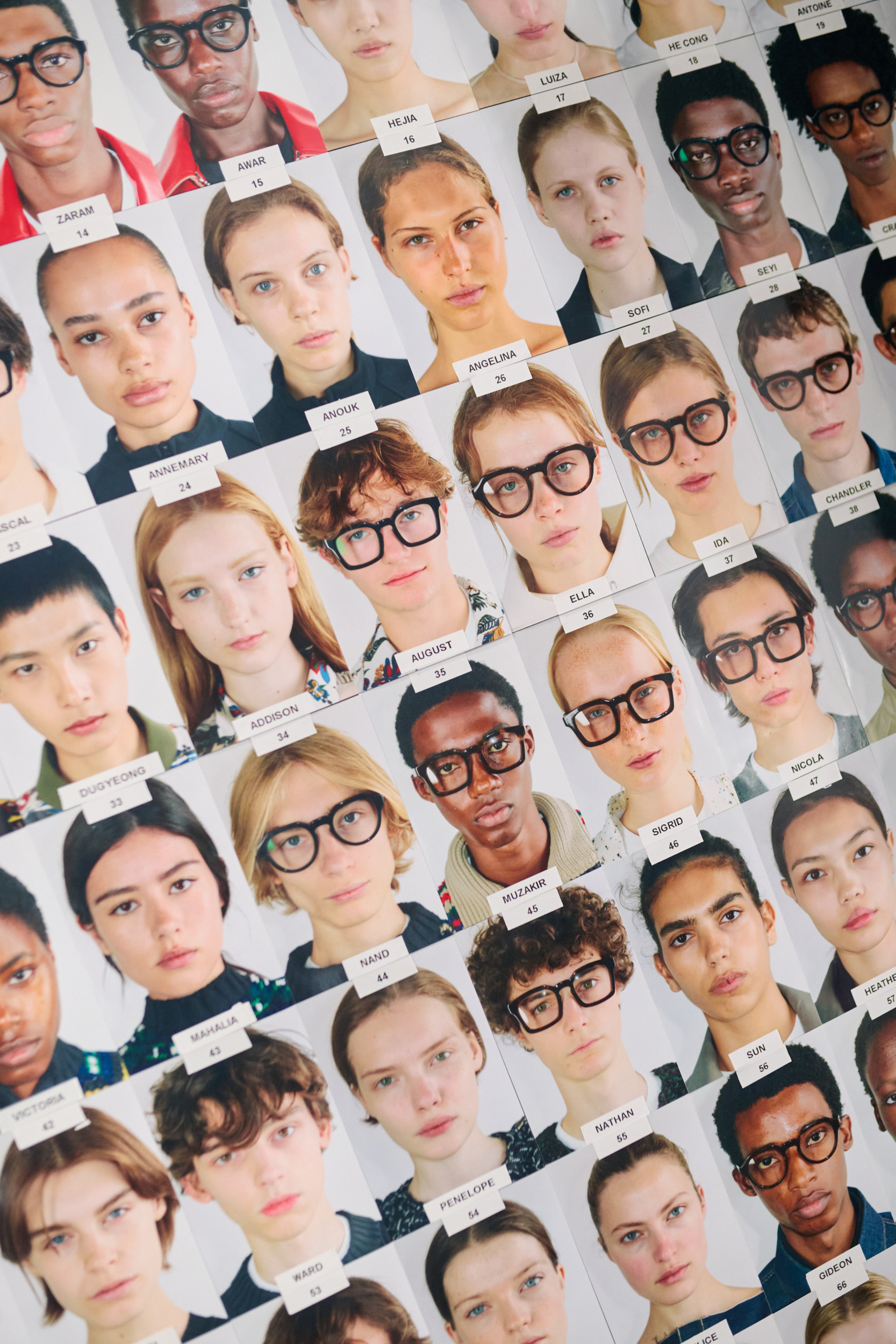 Sacai  Spring 2025 Men's Fashion Show Backstage