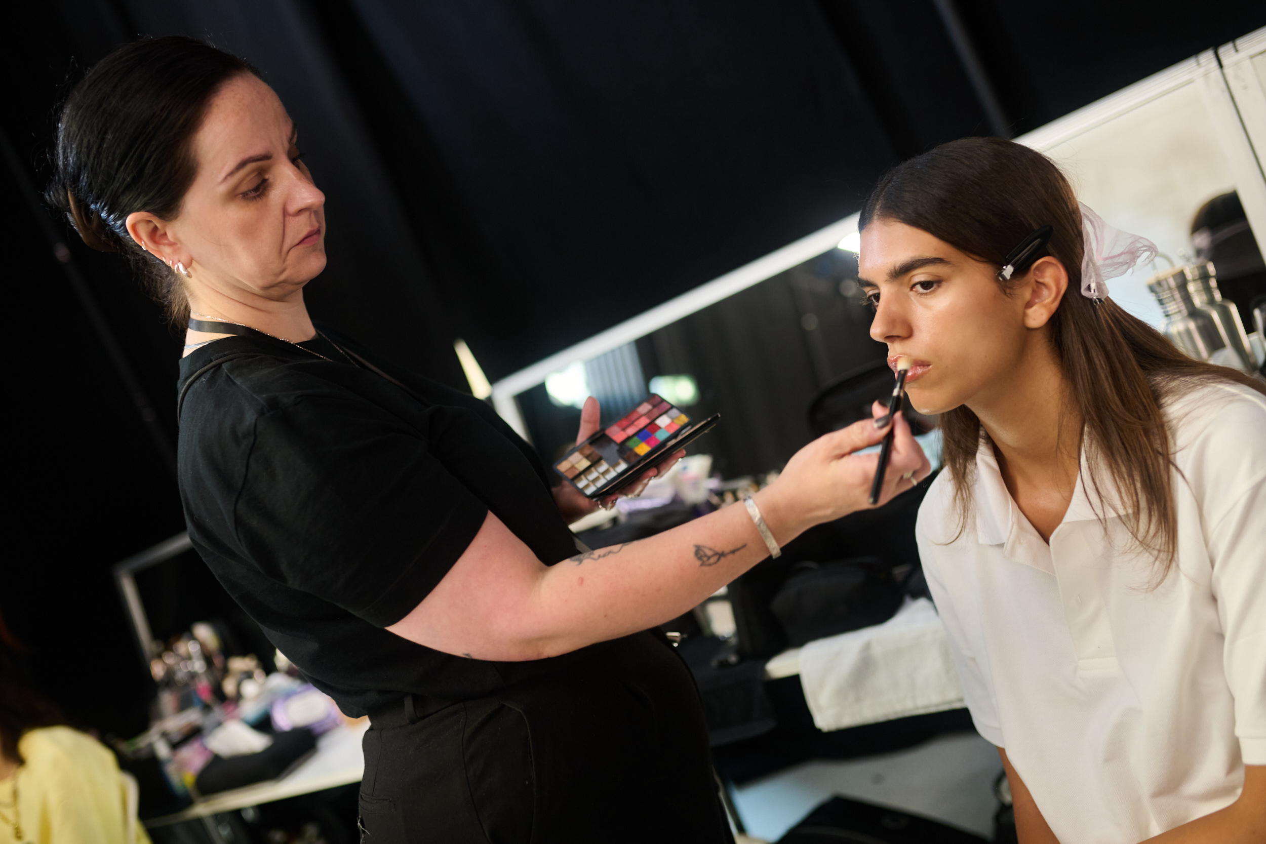 Sacai  Spring 2025 Men's Fashion Show Backstage