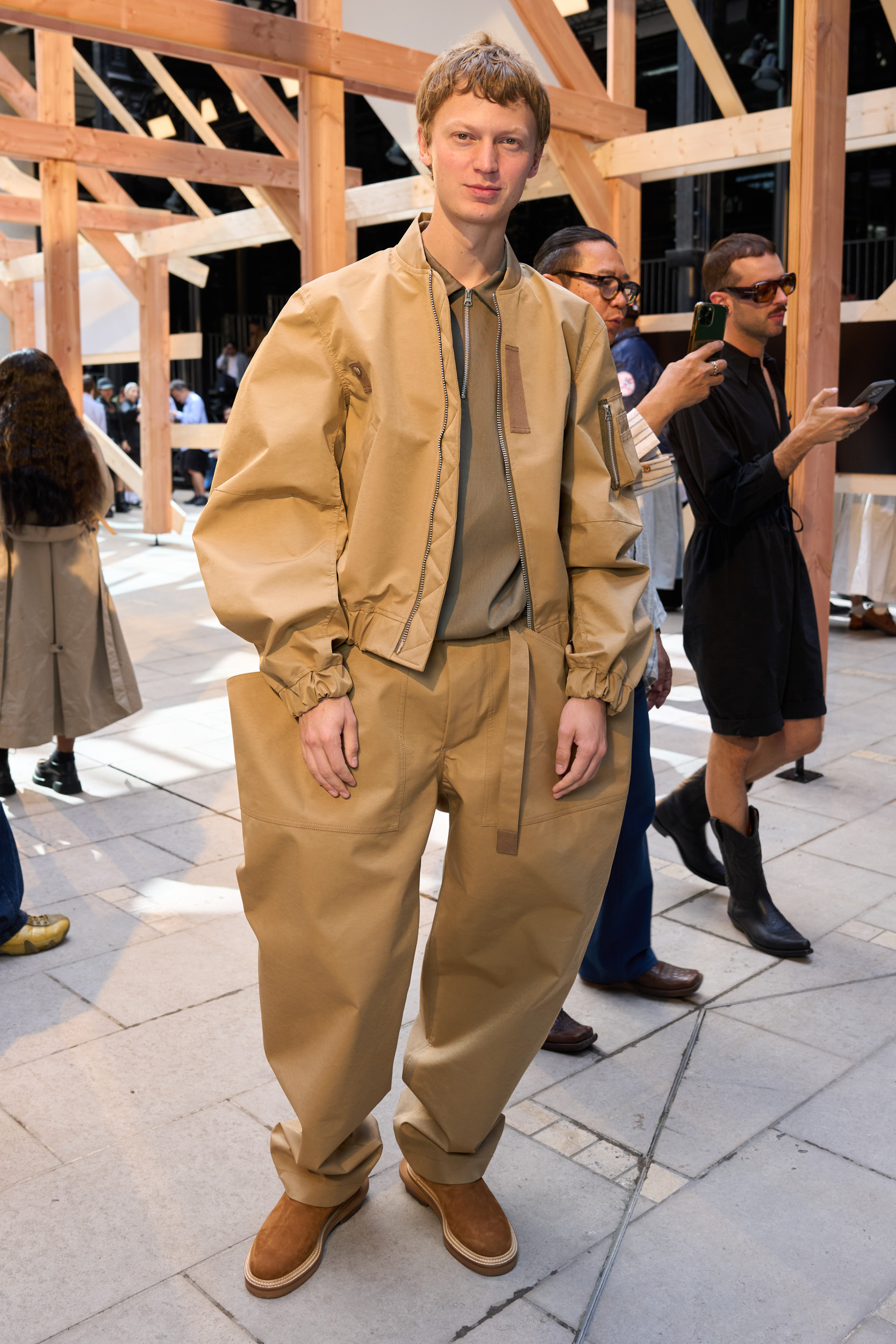 Sacai  Spring 2025 Men's Fashion Show Front Row