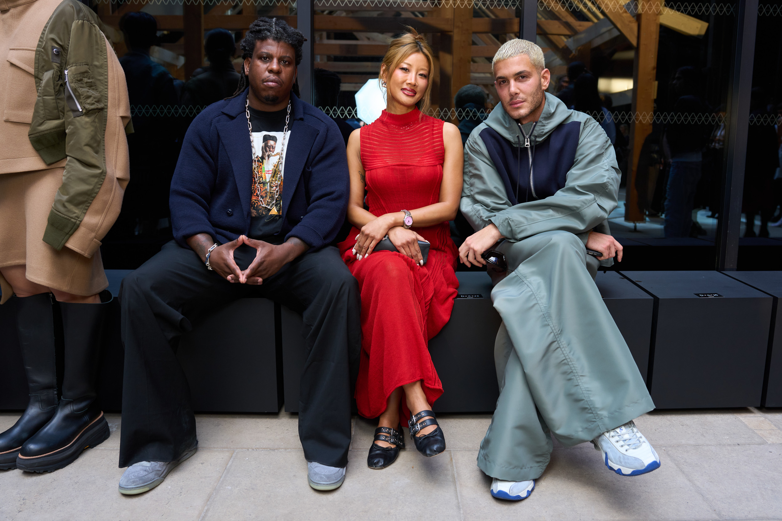 Sacai  Spring 2025 Men's Fashion Show Front Row