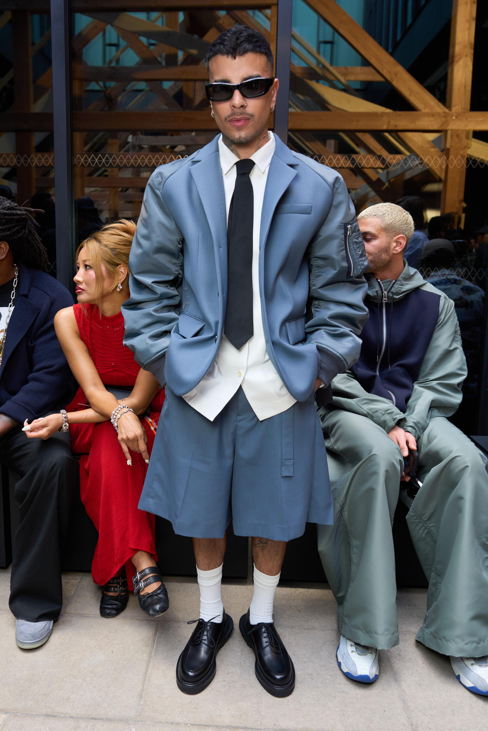 Sacai  Spring 2025 Men's Fashion Show Front Row