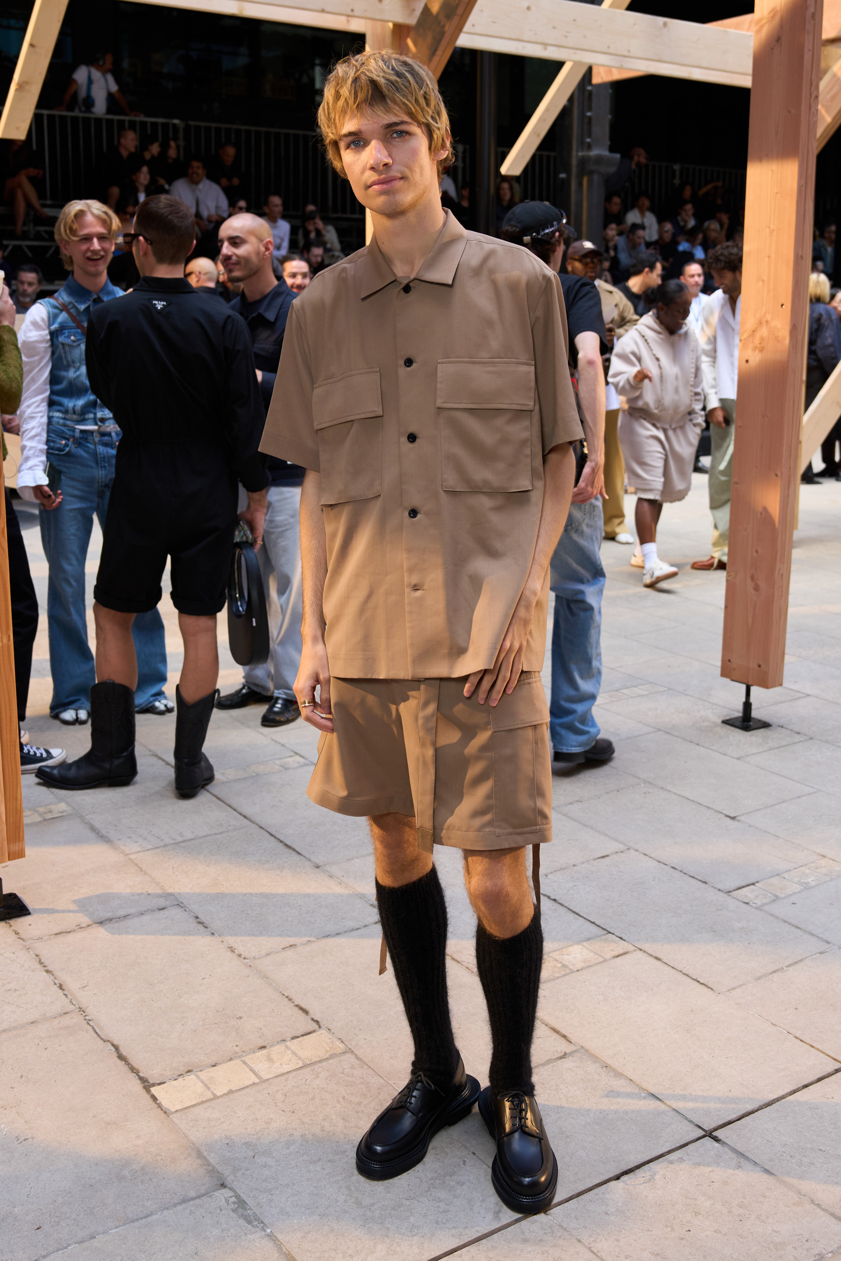 Sacai  Spring 2025 Men's Fashion Show Front Row