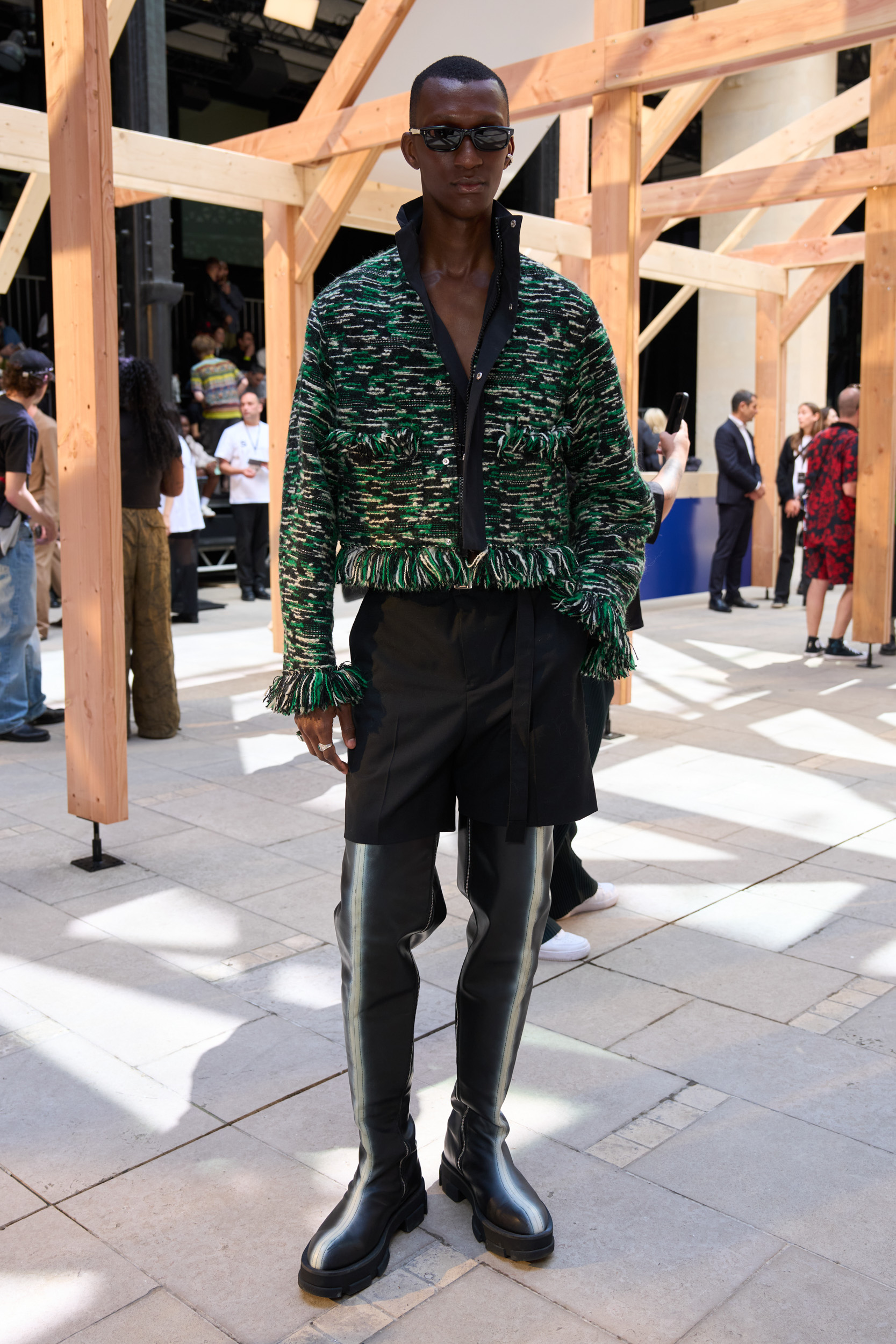 Sacai  Spring 2025 Men's Fashion Show Front Row