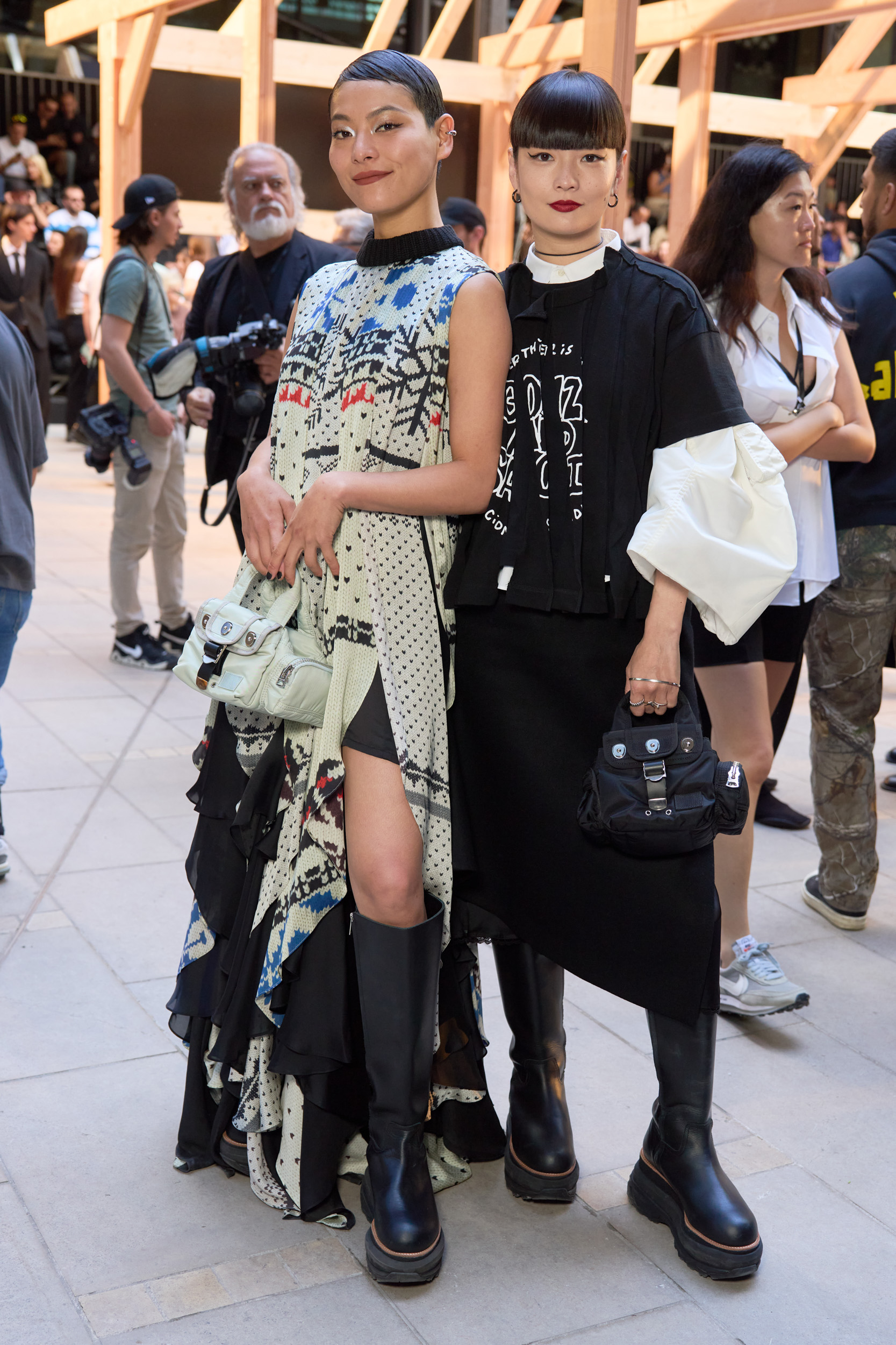 Sacai  Spring 2025 Men's Fashion Show Front Row